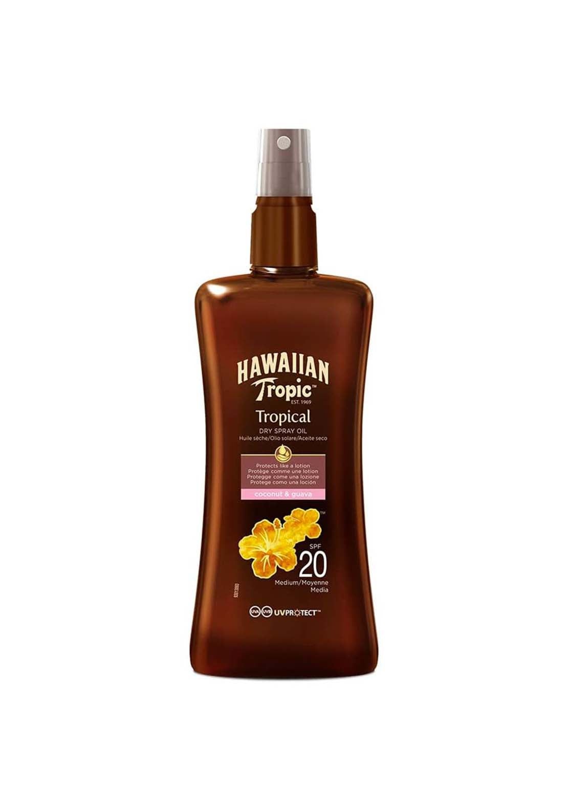 Hawaiian Tropic Dry Spray Oil SPF 20 1 Shaws Department Stores