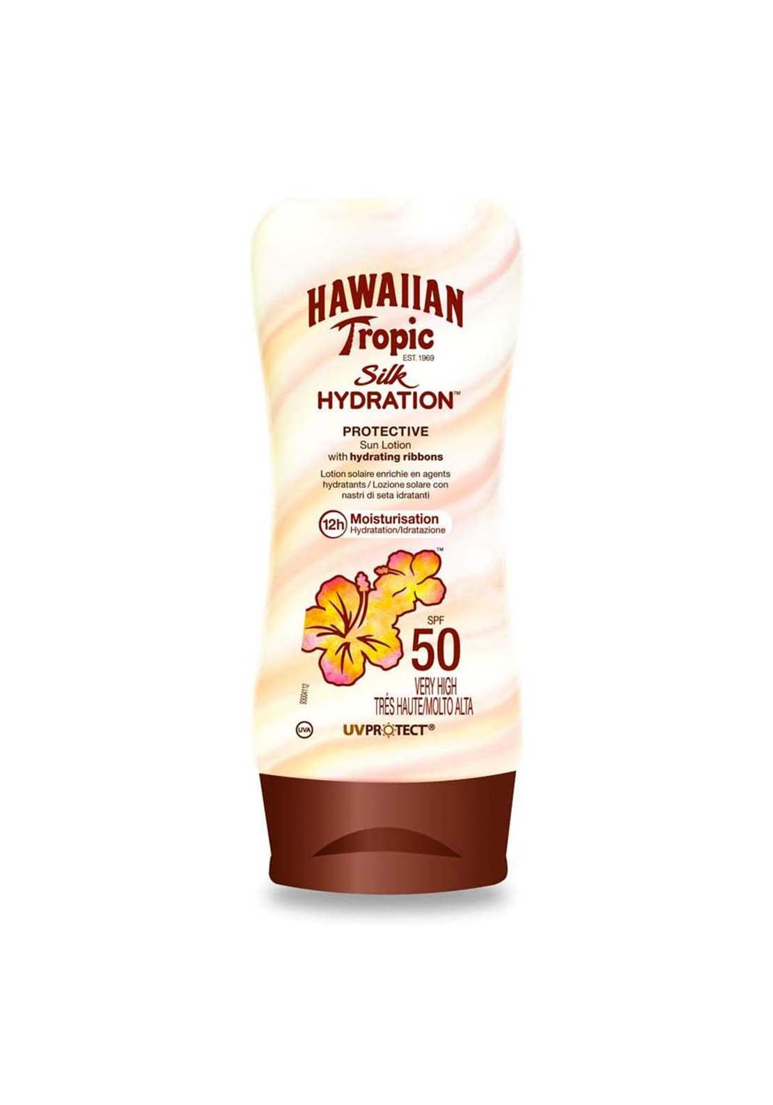 Hawaiian Tropic Silk Hydration Lotion SPF 50 1 Shaws Department Stores