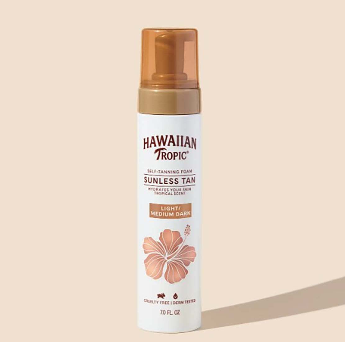 Hawaiian Tropic Sunless Tan Foam Light/Medium Foam 200ml 1 Shaws Department Stores