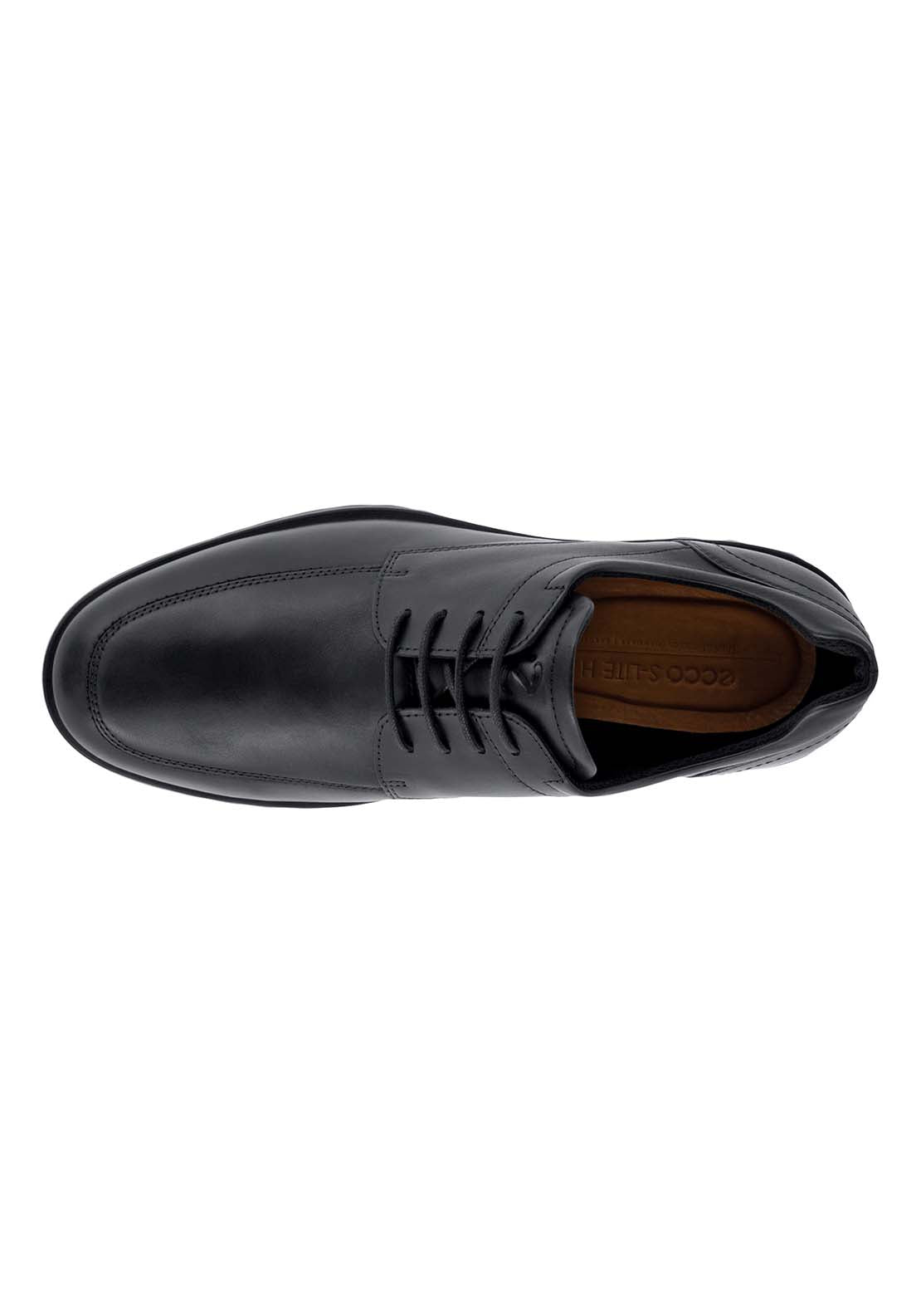 Ecco S Lite Hybrid smart casual lace shoe - Black 2 Shaws Department Stores