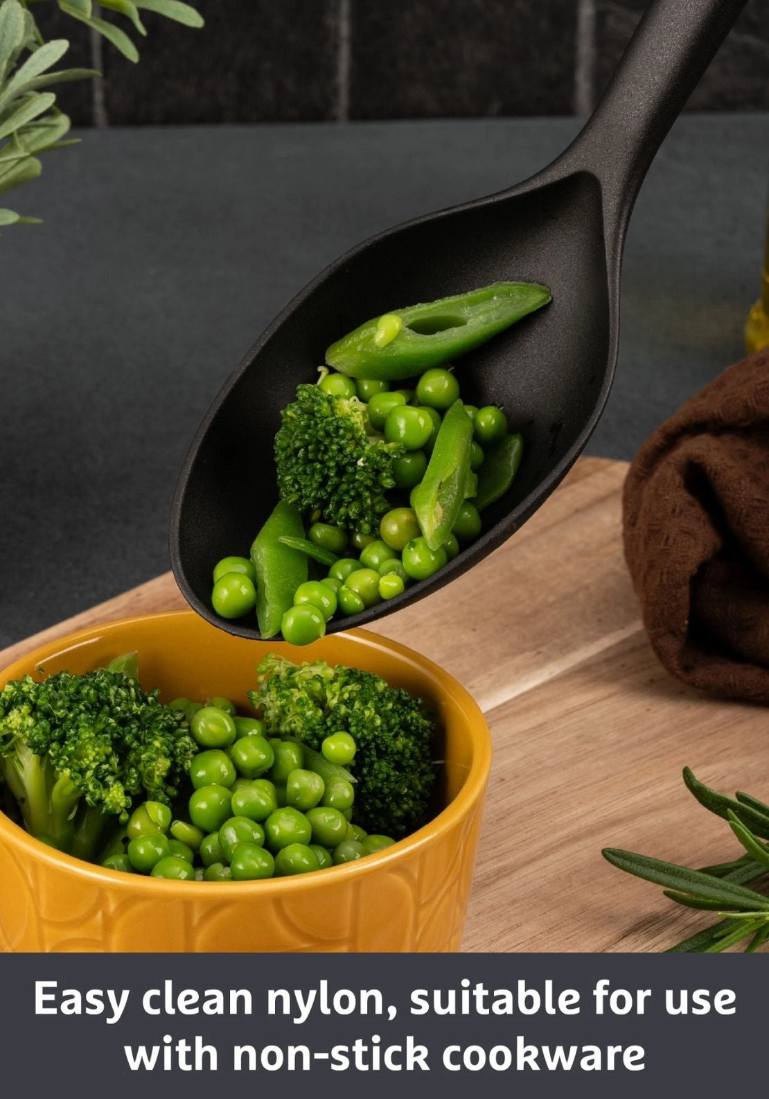 Prestige Tools & Gadgets Solid Spoon - Black 5 Shaws Department Stores