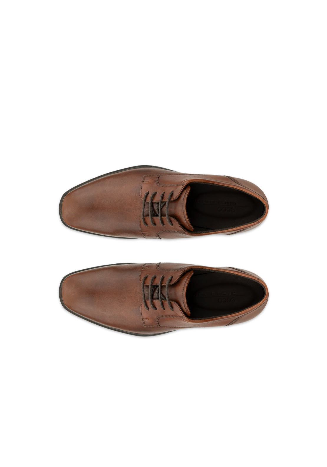 Ecco Metropole Milan Formal Laced Shoe - Cognac 2 Shaws Department Stores