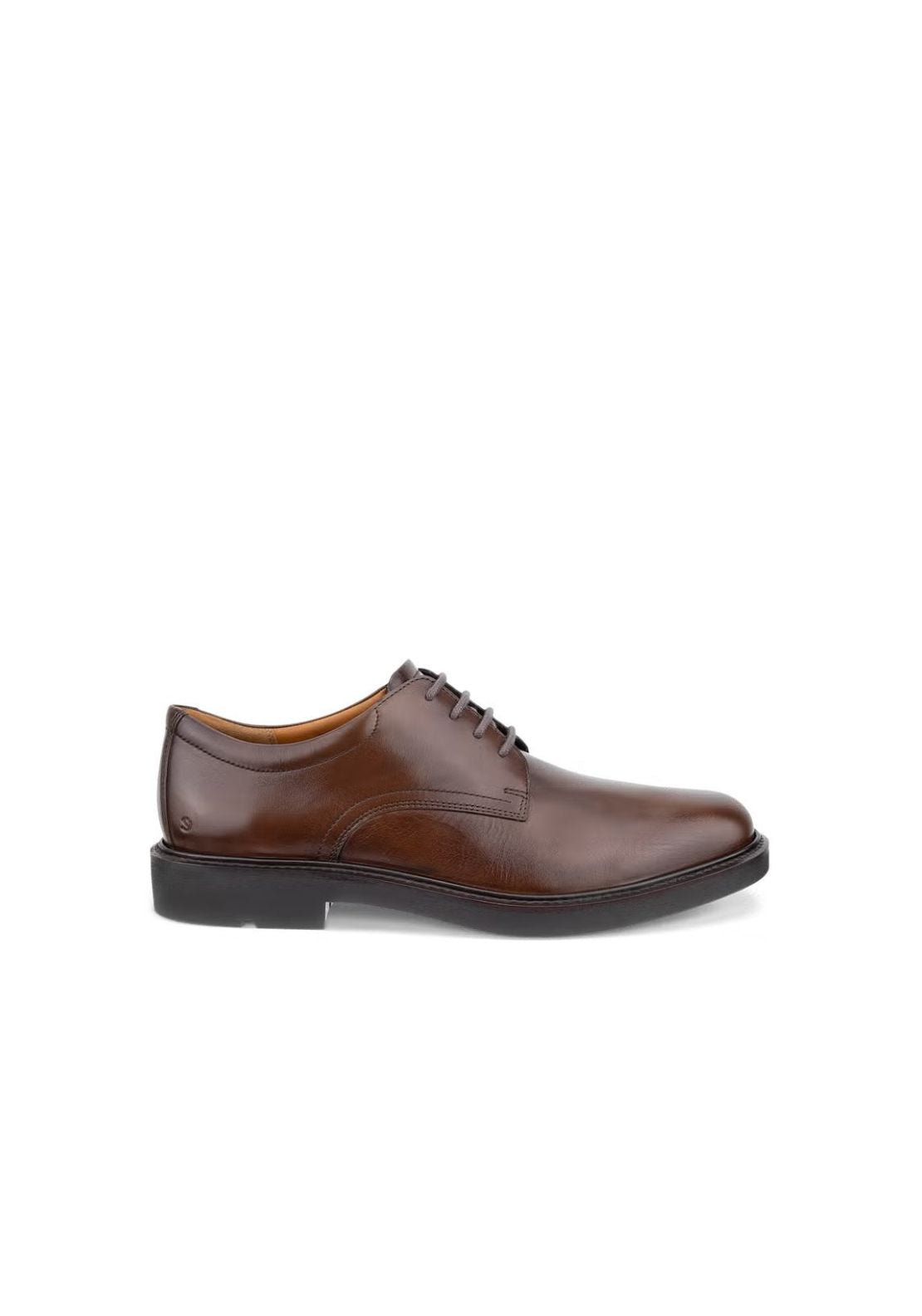 Ecco Metropole London Formal Lace Shoe - Cocoa Brown 1 Shaws Department Stores