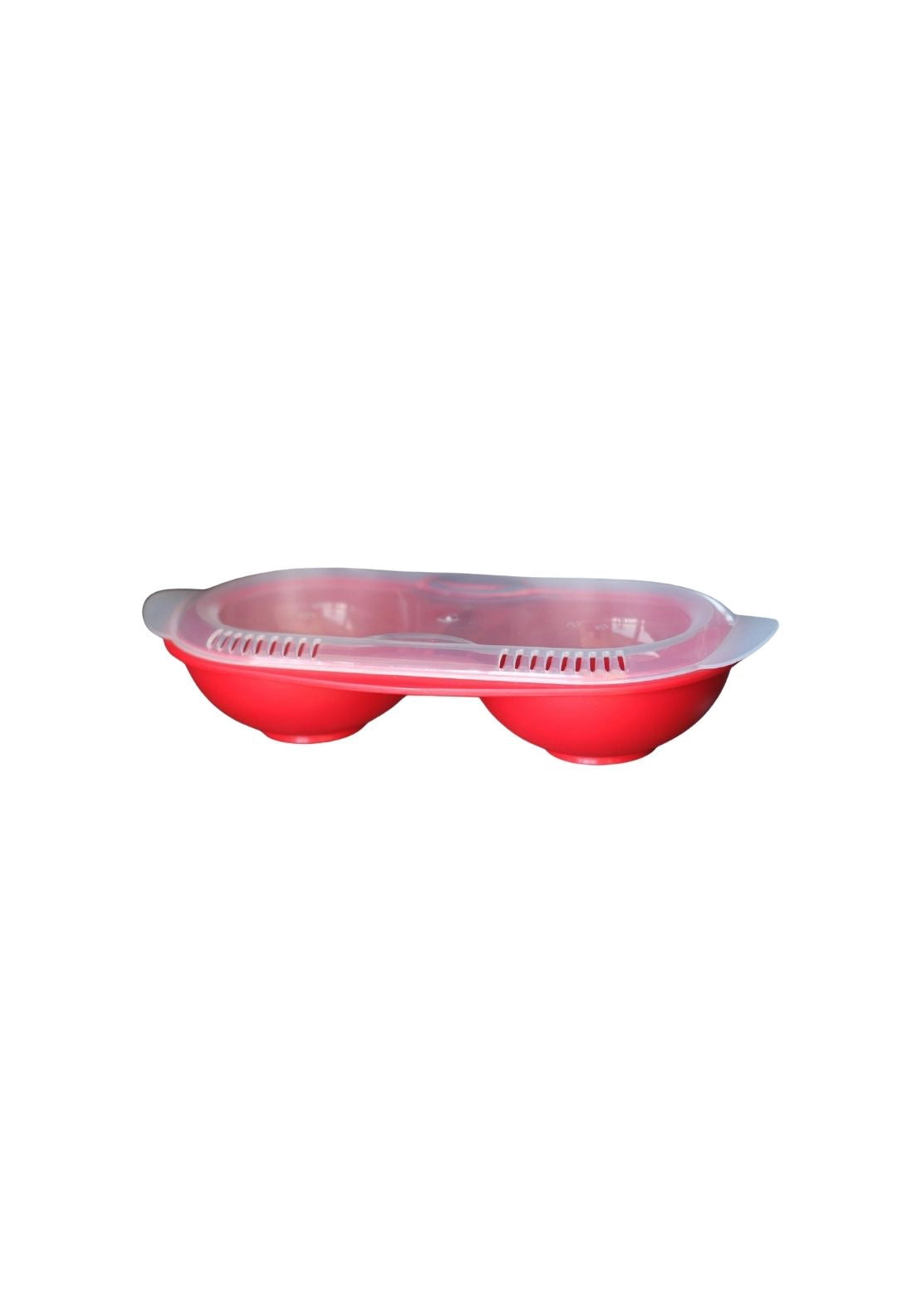 Prestige Good2Heat Microwave Cookware 2 Egg Poacher - Red 1 Shaws Department Stores