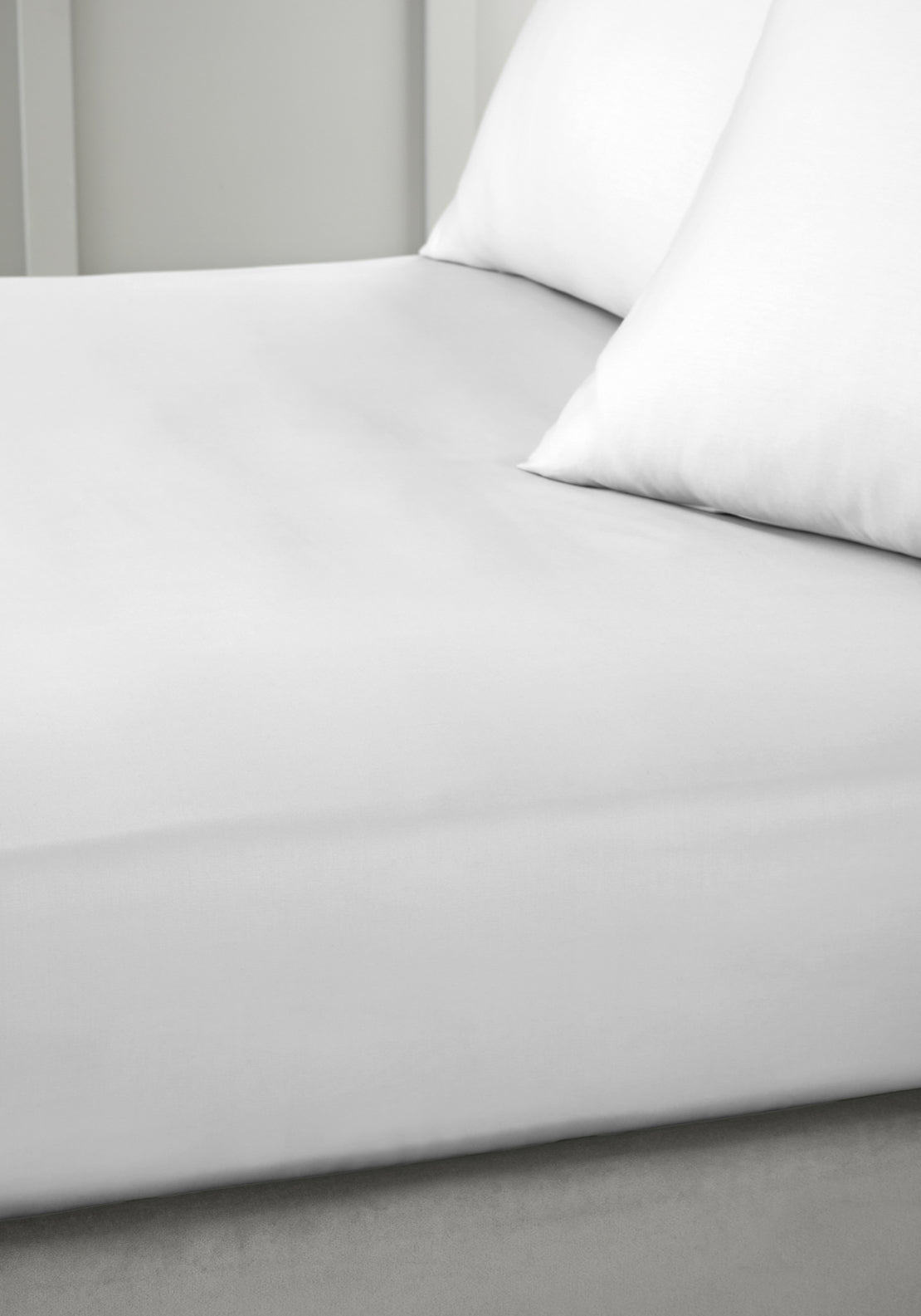 Bianca 100% Cotton Sateen 400 Thread Count Sheet - Fitted 1 Shaws Department Stores