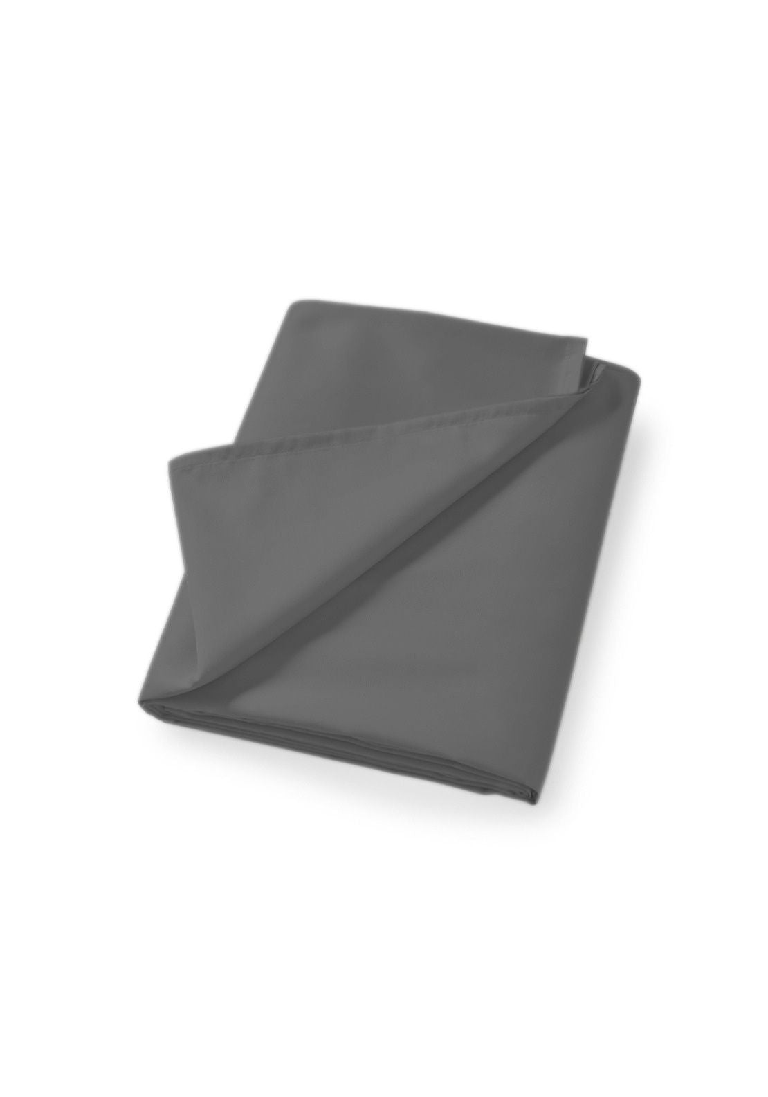 Bianca 100% Cotton Sateen 400 Thread Count Flat Sheet - Grey 3 Shaws Department Stores