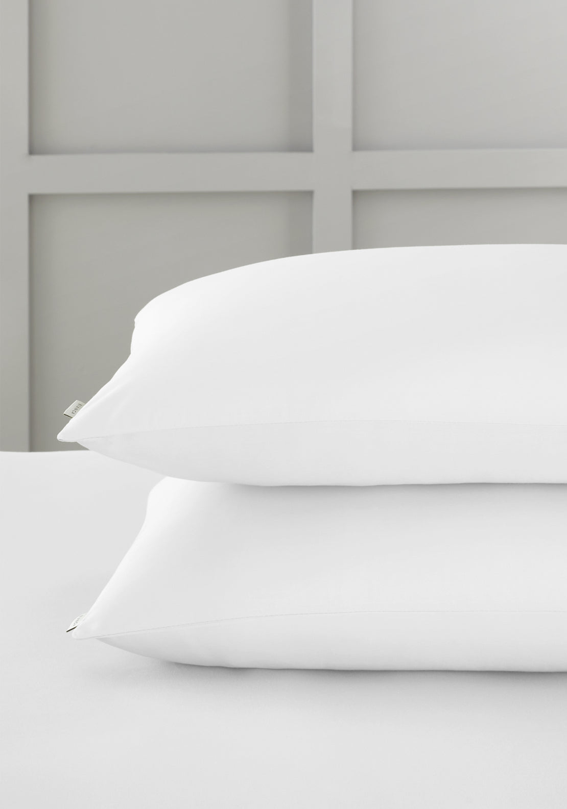 Bianca 100% Cotton Sateen 400 Thread Count Standard Pillowcase Pair - White 4 Shaws Department Stores