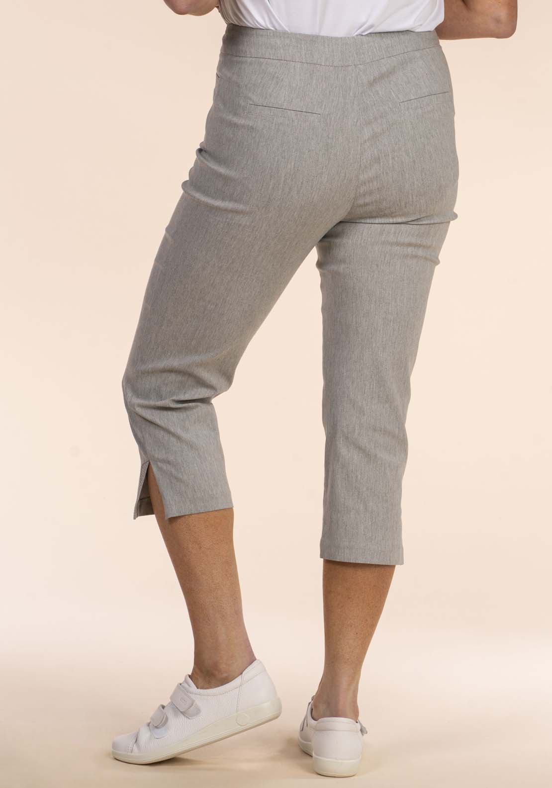 Tea Lane Silver Stitch Crop - Grey 5 Shaws Department Stores