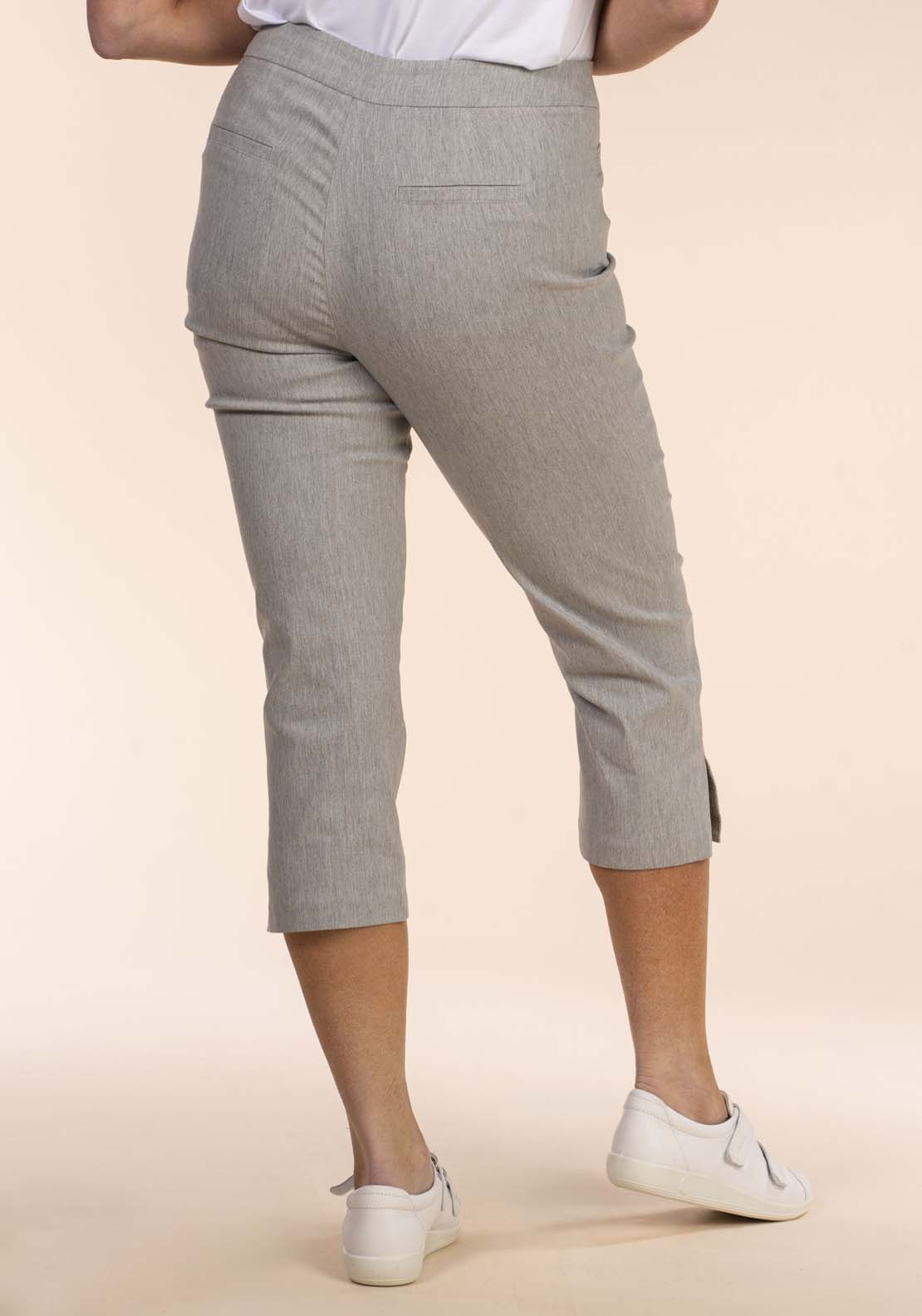 Tea Lane Silver Stitch Crop - Grey 6 Shaws Department Stores