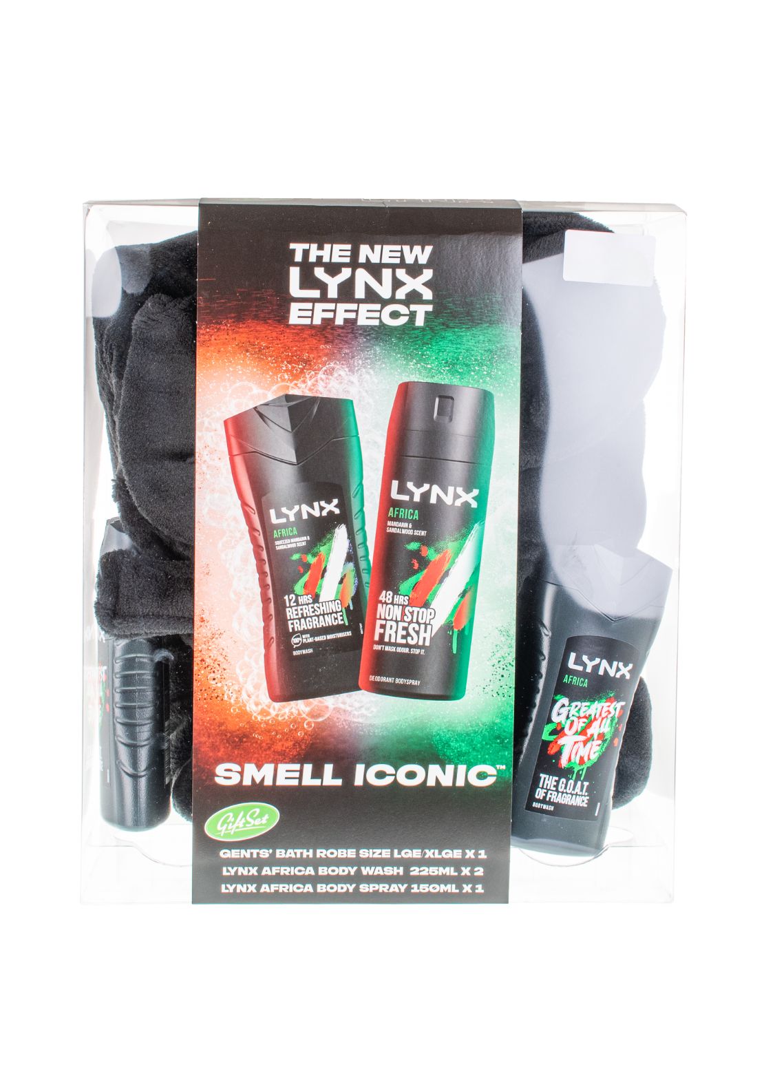 Lynx Lynx Africa Bath Robe Gift Set 1 Shaws Department Stores