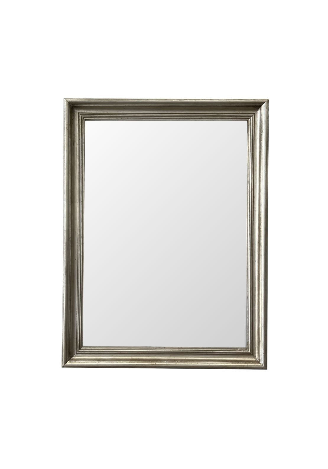 The Home Collection Vega Rectangular Bevelled Mirror - Grey 1 Shaws Department Stores