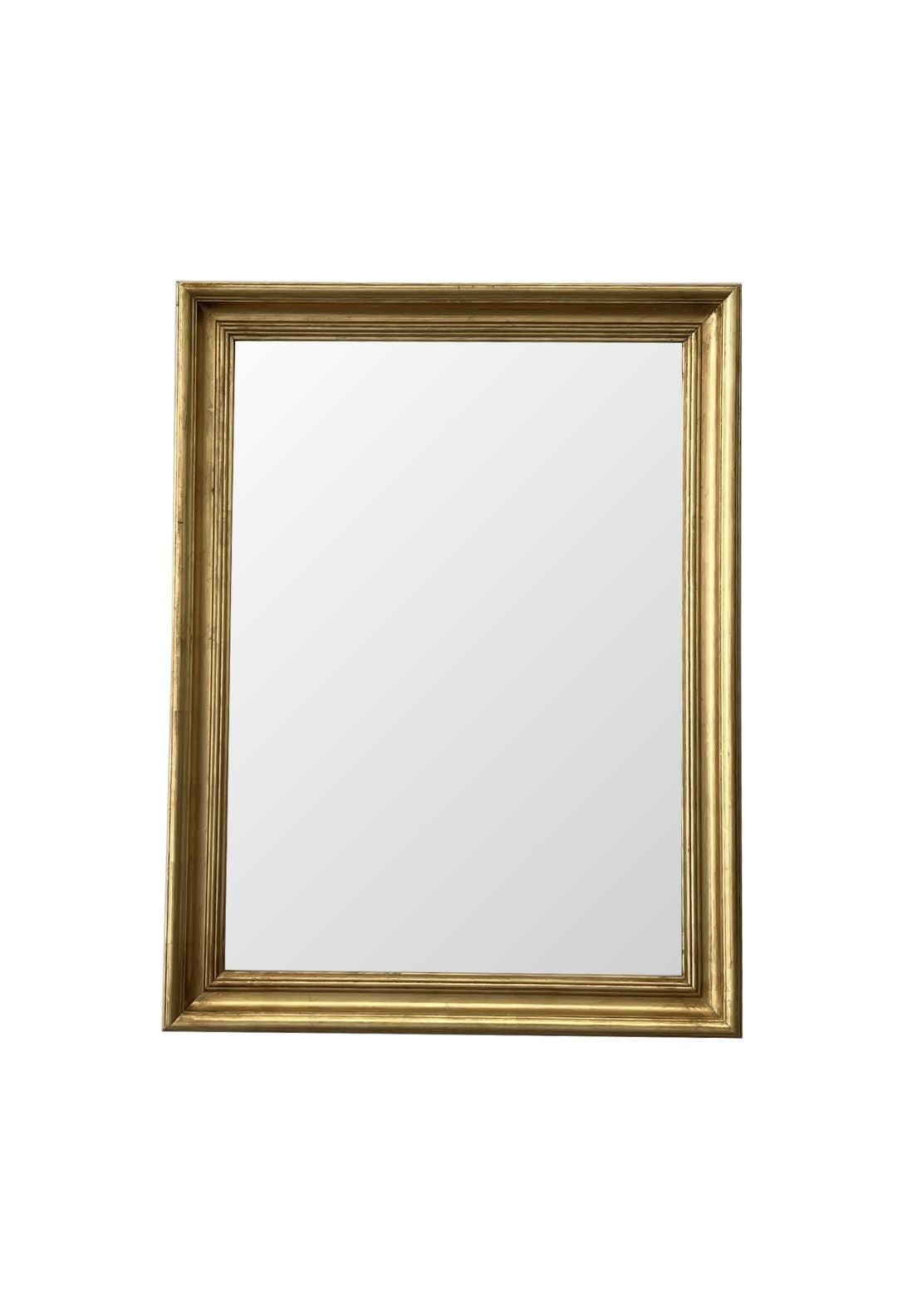 The Home Collection Vega Rectangular Bevelled Mirror - Gold 1 Shaws Department Stores