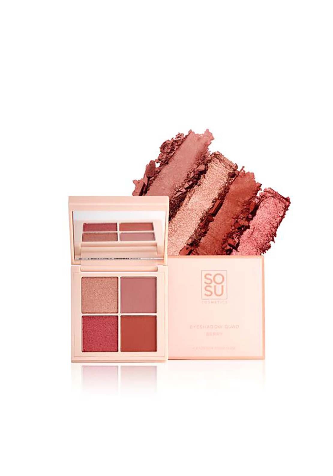 Sosu Eyeshadow Quad Berry 1 Shaws Department Stores