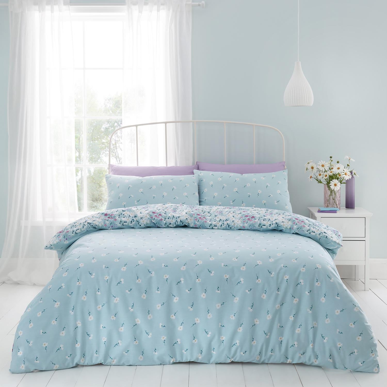 The Home Luxury Collection Ditsy Daisy Duvet Cover Set 3 Shaws Department Stores