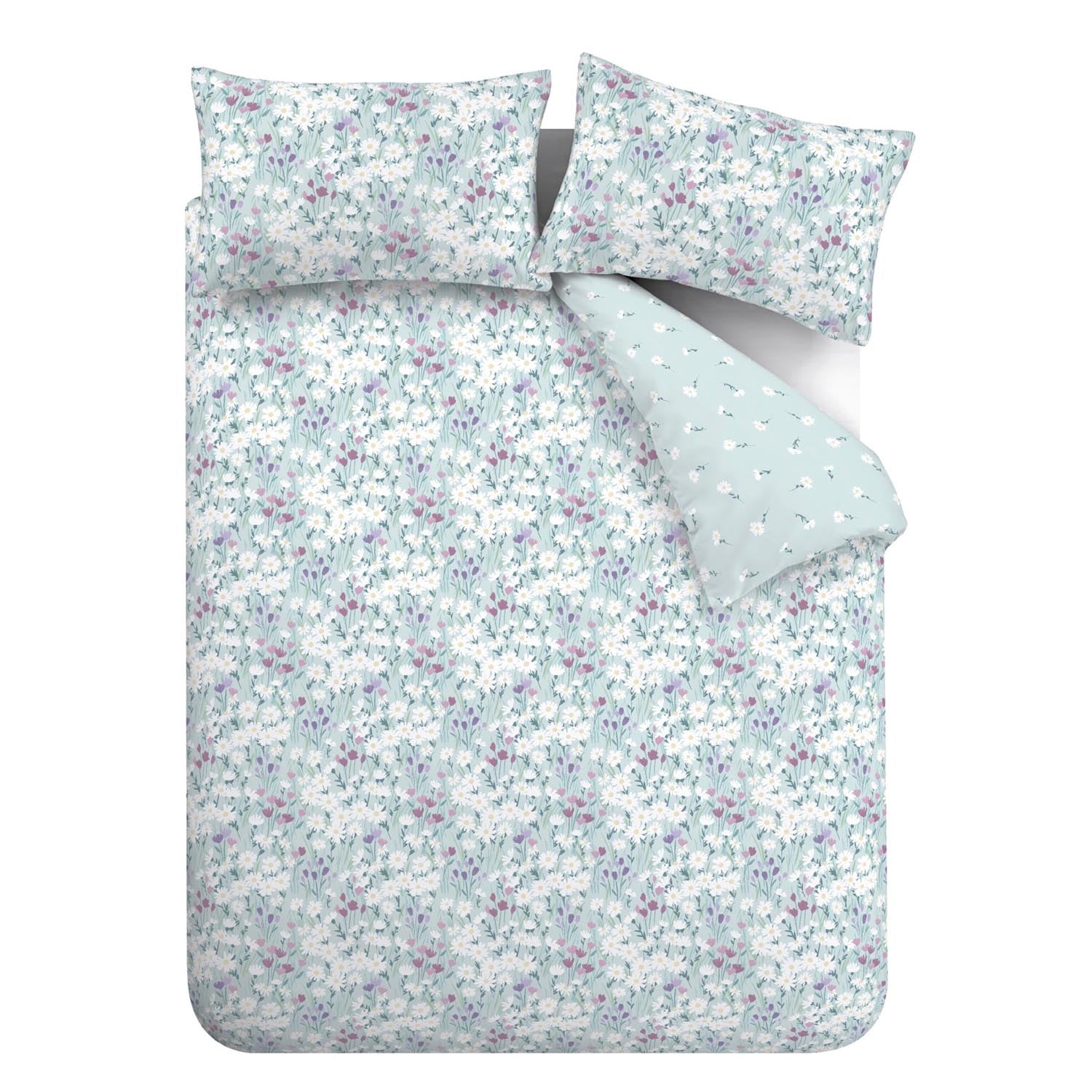 The Home Luxury Collection Ditsy Daisy Duvet Cover Set 5 Shaws Department Stores