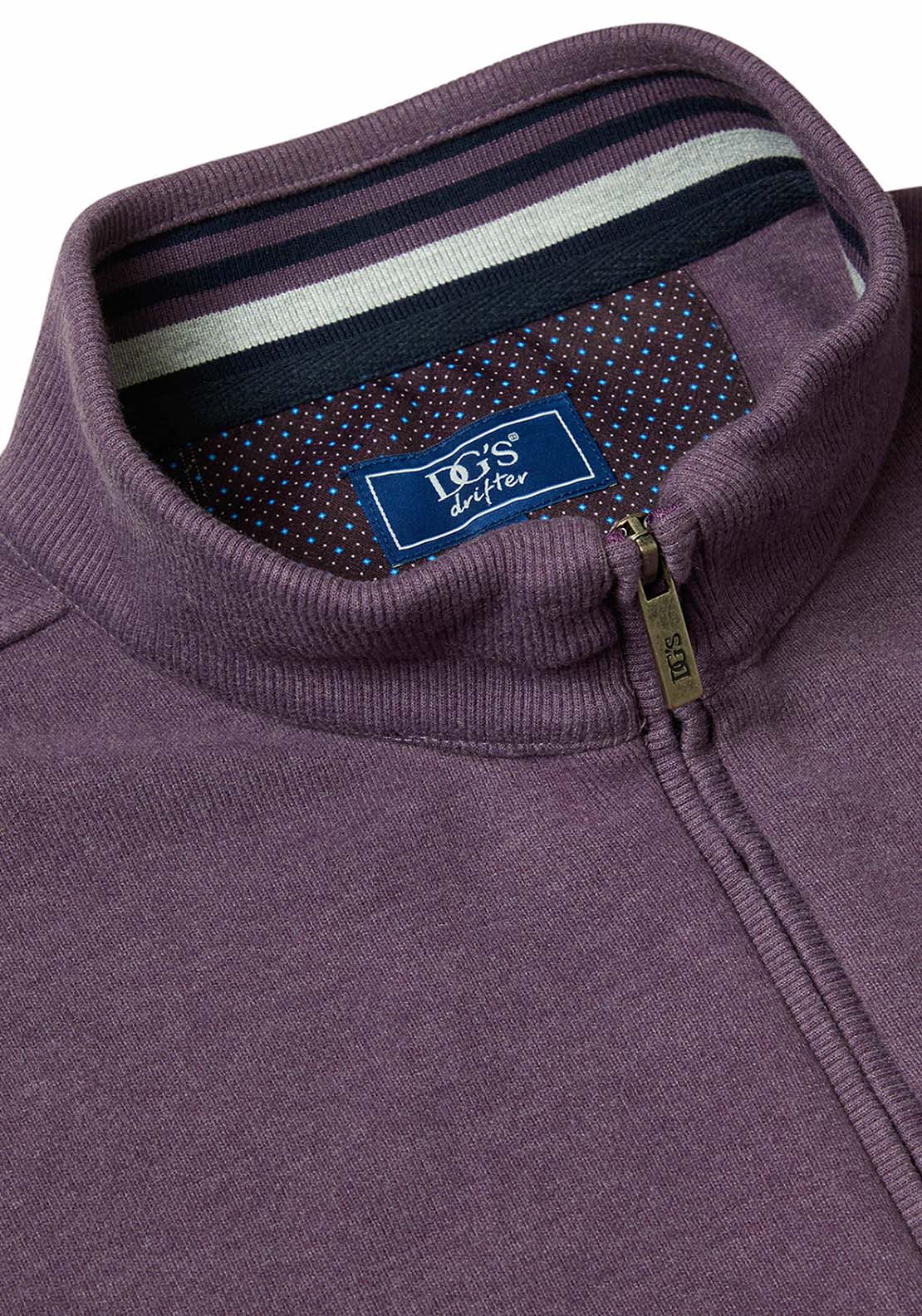 DG Drifter Half Zip Sweatshirt - Purple