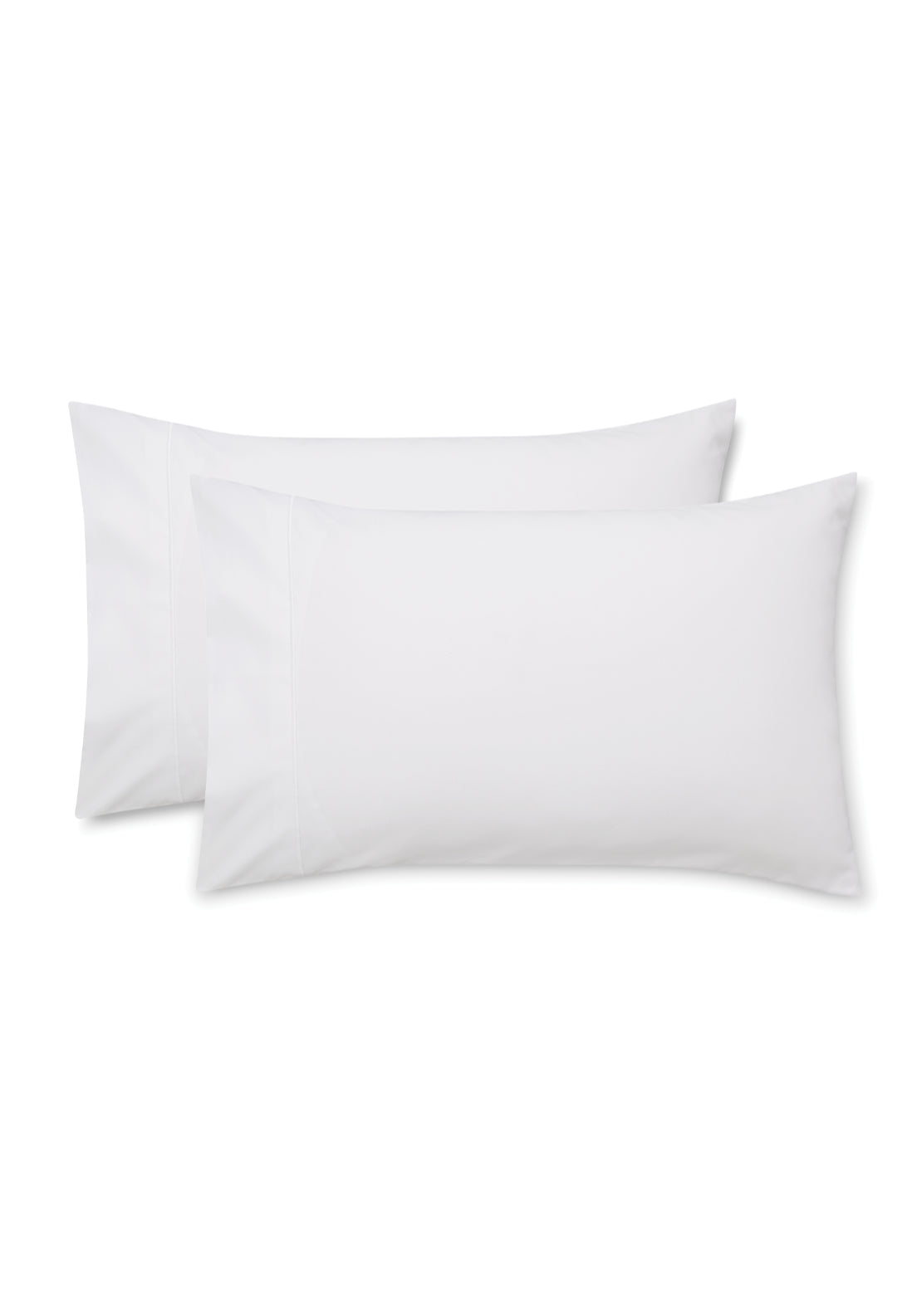 Bianca Luxury 800 Thread Count 100% Cotton Sateen Pillowcase Pair - White 1 Shaws Department Stores