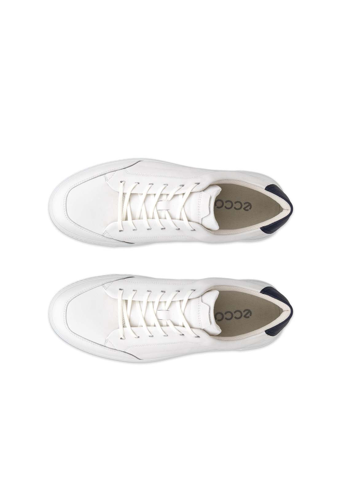 Ecco Move Lace Casual Shoe - White Marine 2 Shaws Department Stores