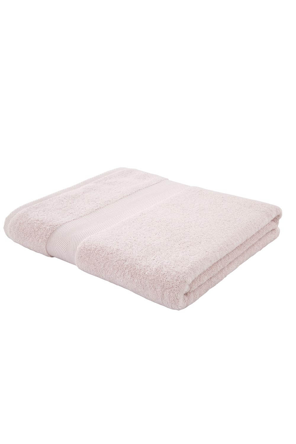 Bianca Silk Bath Sheet 100cm x 150cm - Blush 1 Shaws Department Stores