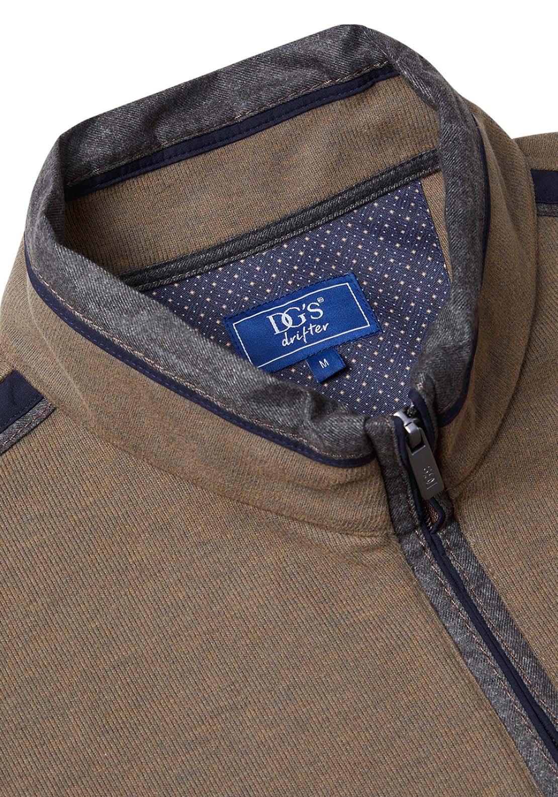 DG Drifter Half Zip Sweatshirt - Caramel
