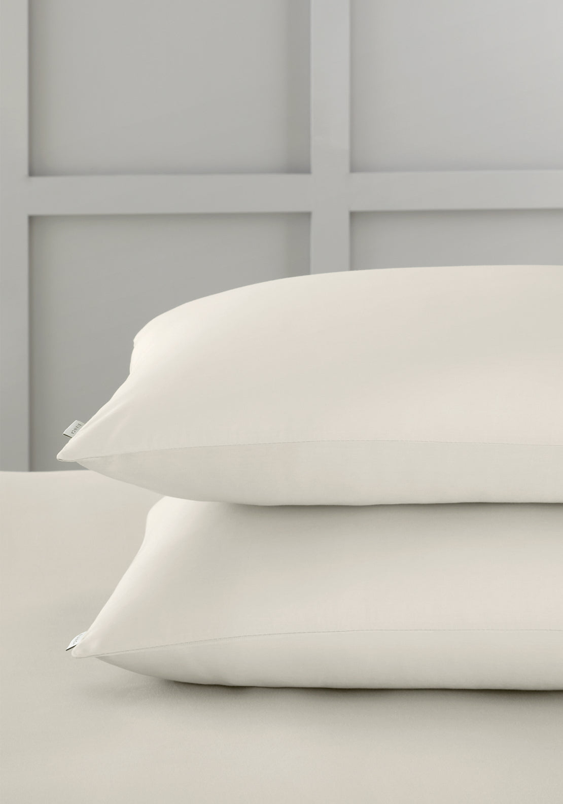 Bianca 100% Cotton Sateen 400 Thread Count Standard Pillowcase Pair - Grey 4 Shaws Department Stores