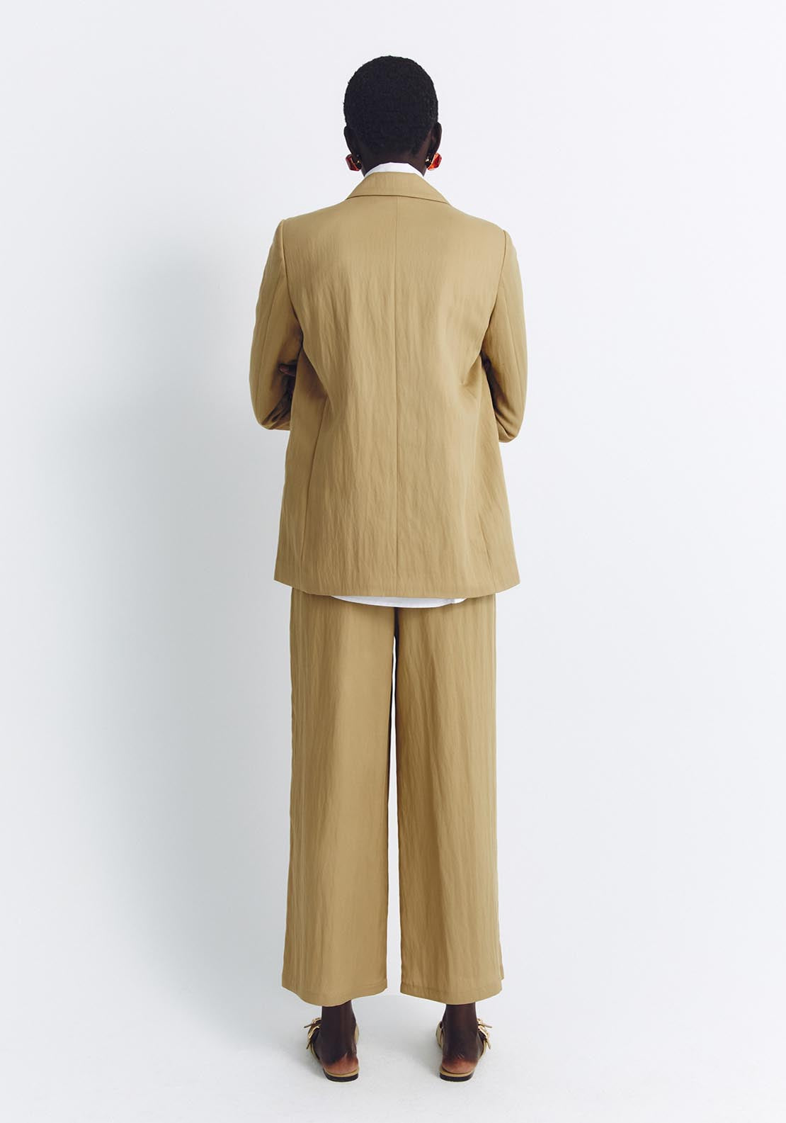 Sfera Elastic waist trousers - Camel 6 Shaws Department Stores