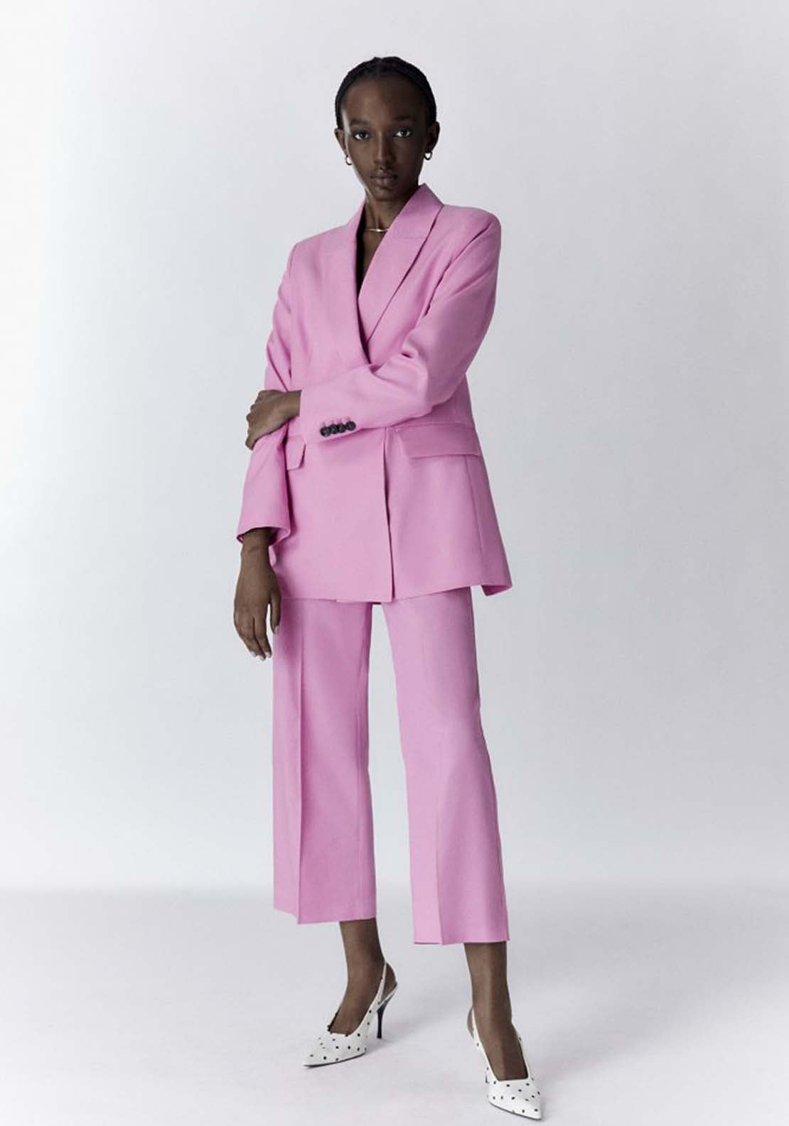 Sfera Suit Trousers - Pink 2 Shaws Department Stores