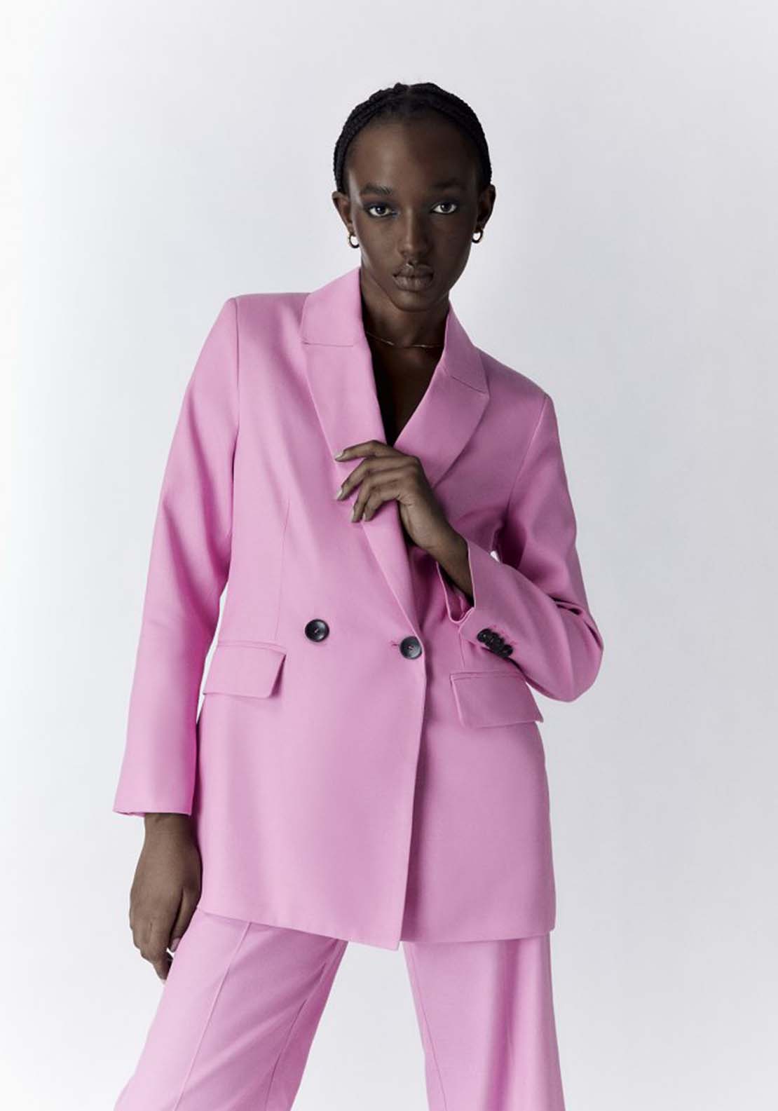 Sfera Suit Trousers - Pink 3 Shaws Department Stores
