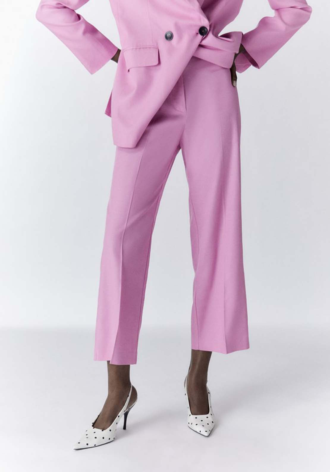 Sfera Suit Trousers - Pink 1 Shaws Department Stores
