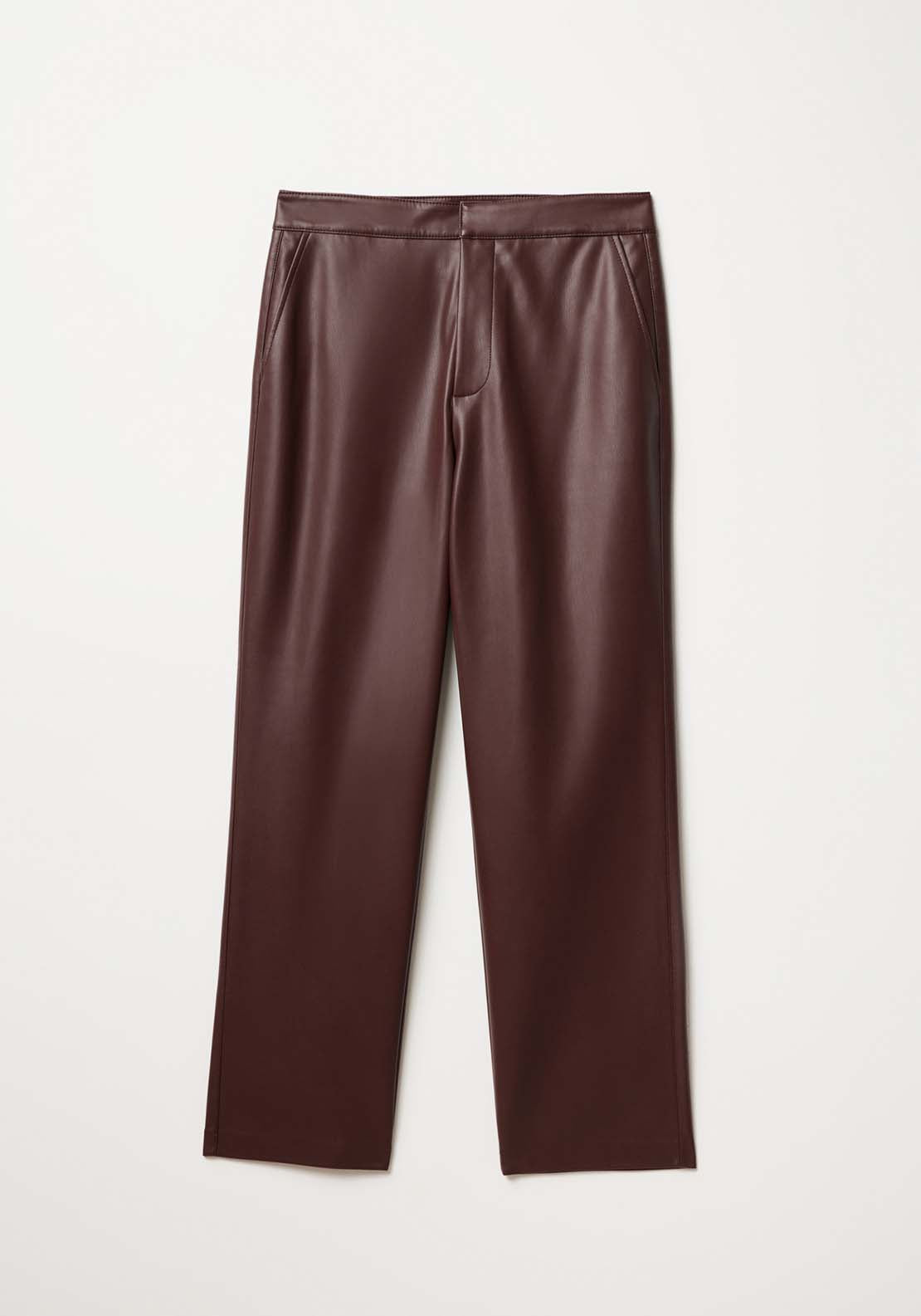 Sfera Coloured Chino Trousers - Burgundy 5 Shaws Department Stores