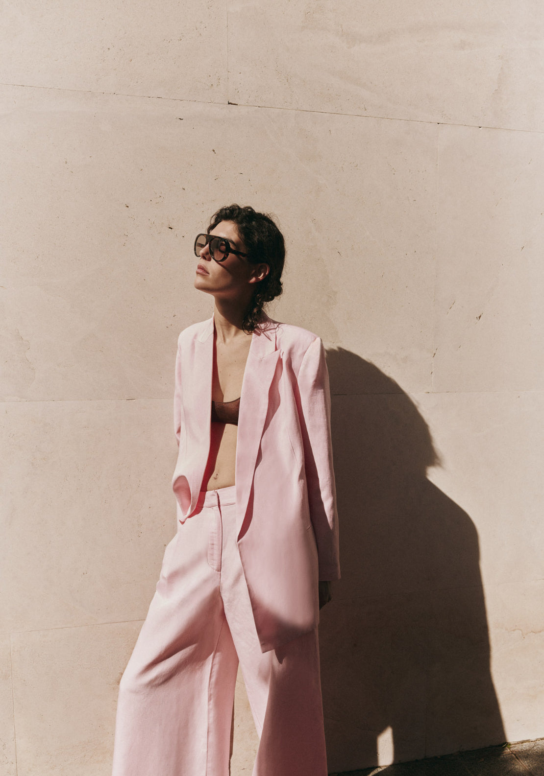 Suit Trousers - Pink