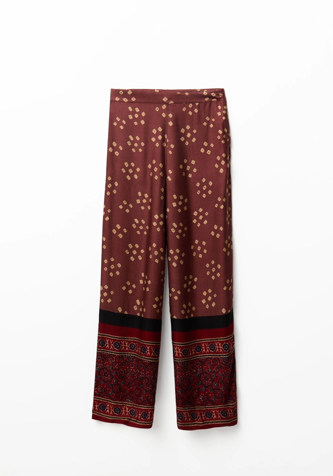 Printed Trousers - Red