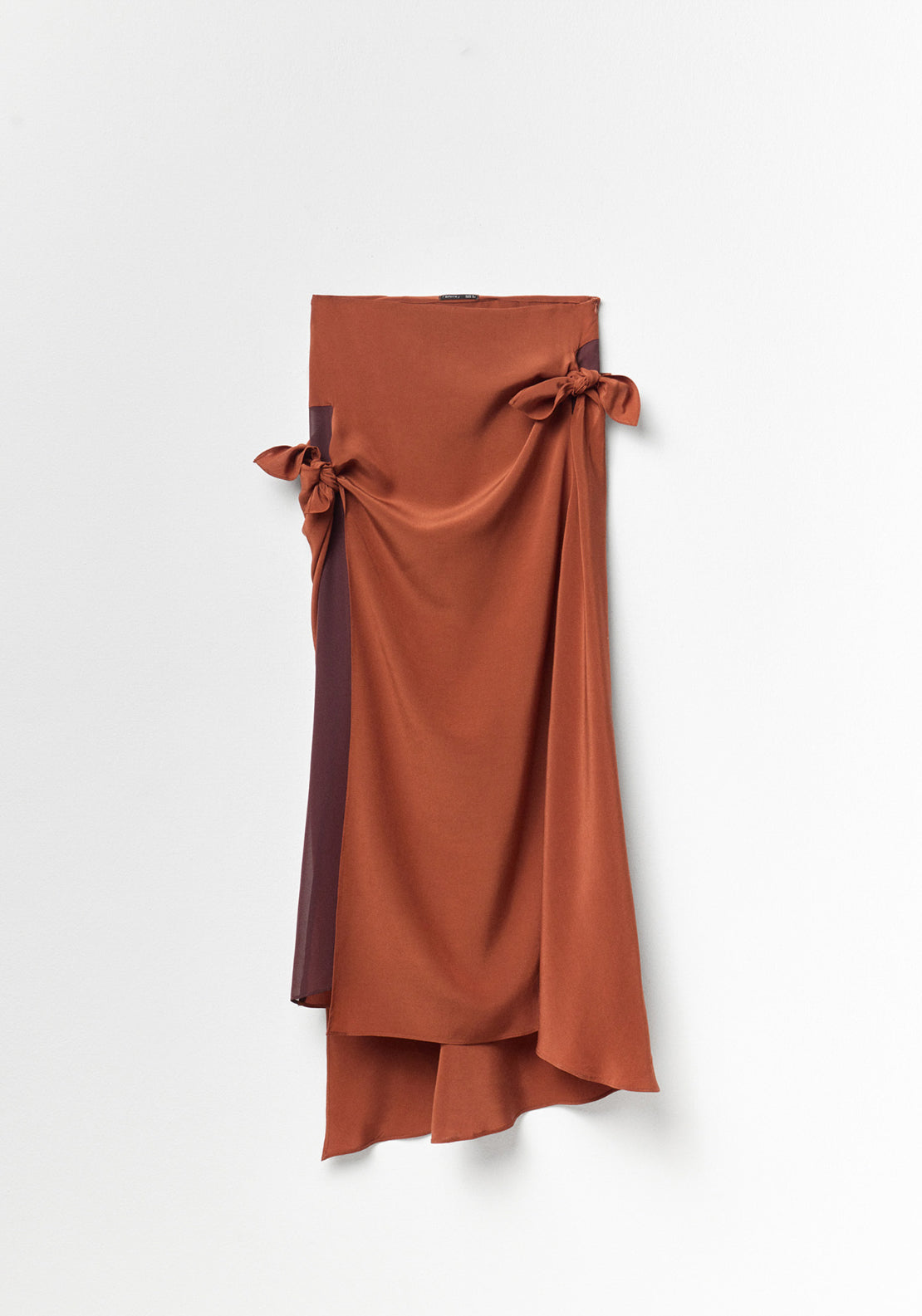 Knot Midi Skirt - Pumpkin