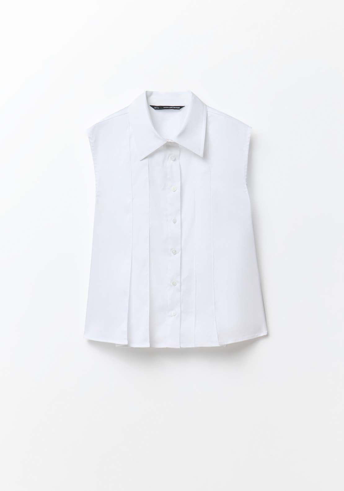 Sfera Sleeveless Shirt - White 7 Shaws Department Stores