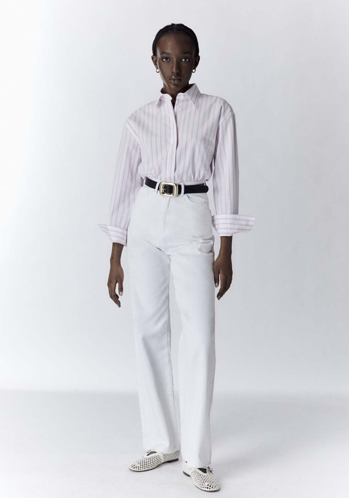 Sfera Pink Stripped Shirt 3 Shaws Department Stores