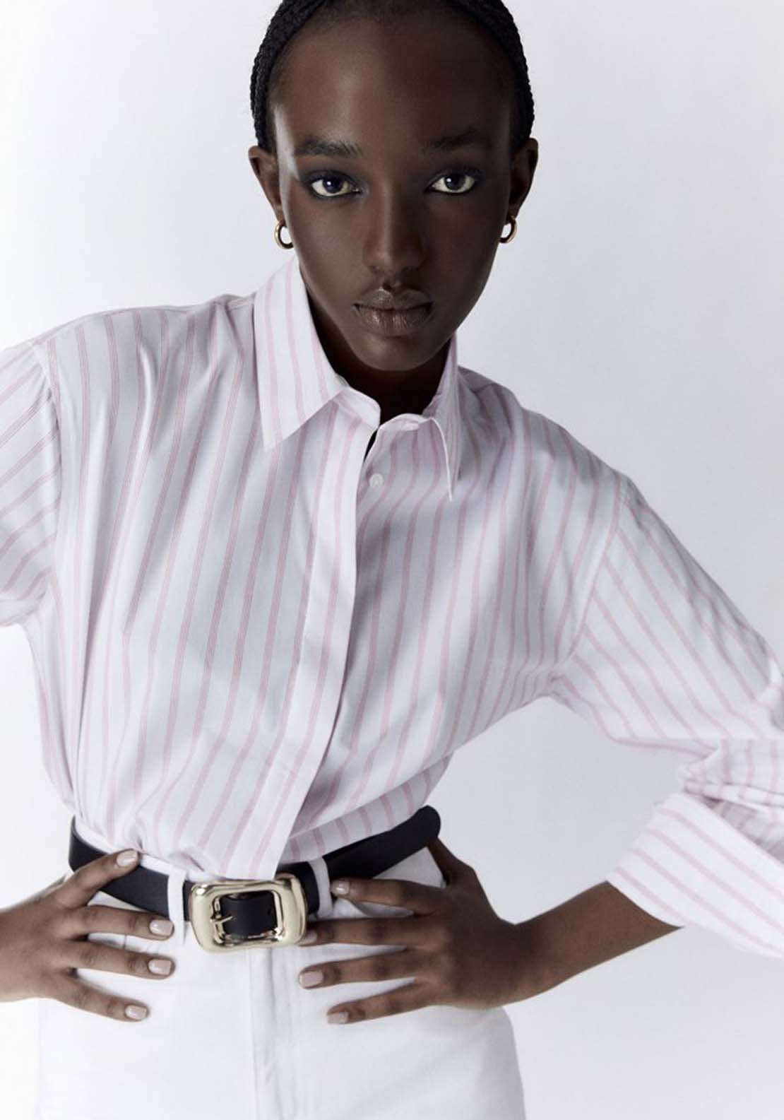 Sfera Pink Stripped Shirt 1 Shaws Department Stores