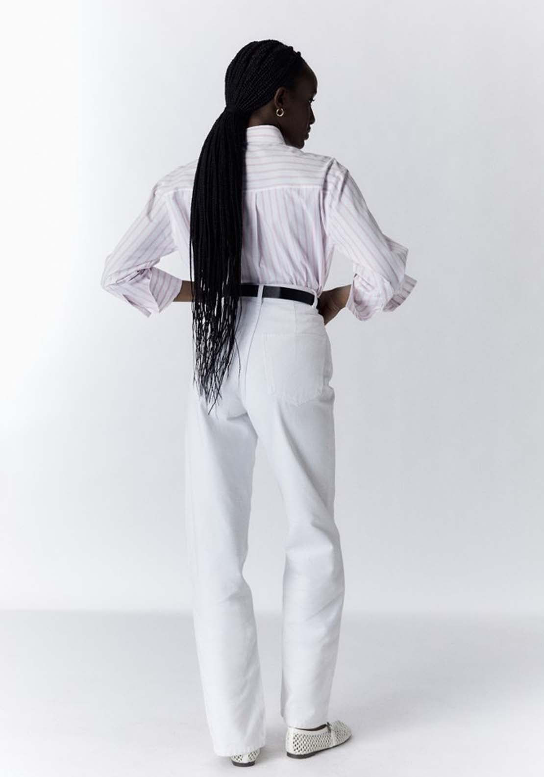 Sfera Pink Stripped Shirt 4 Shaws Department Stores