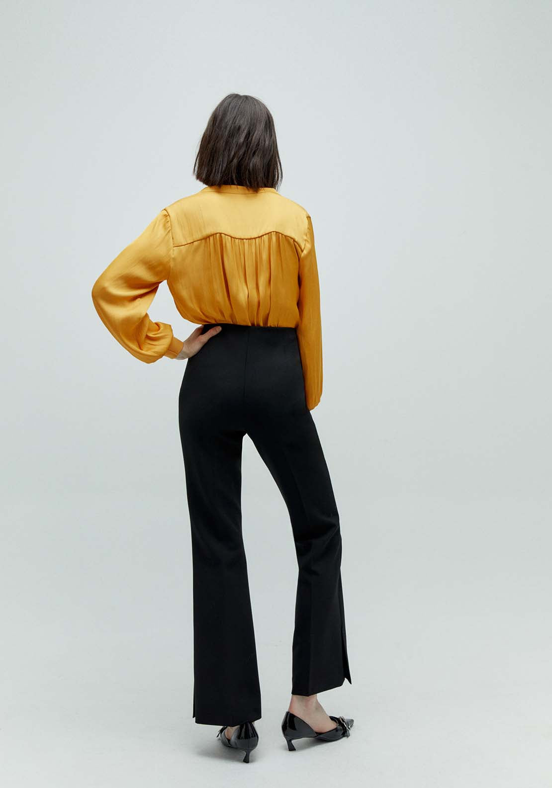 Sfera Loose-fit shirt - Mustard 5 Shaws Department Stores
