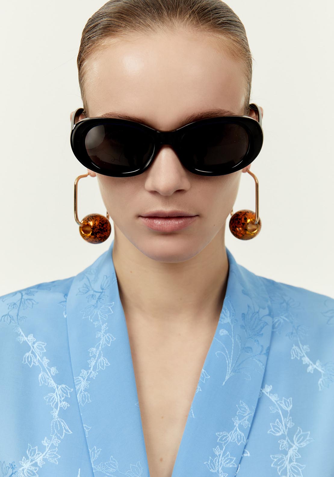 Sfera Jacquard kimono - Blue Light 2 Shaws Department Stores