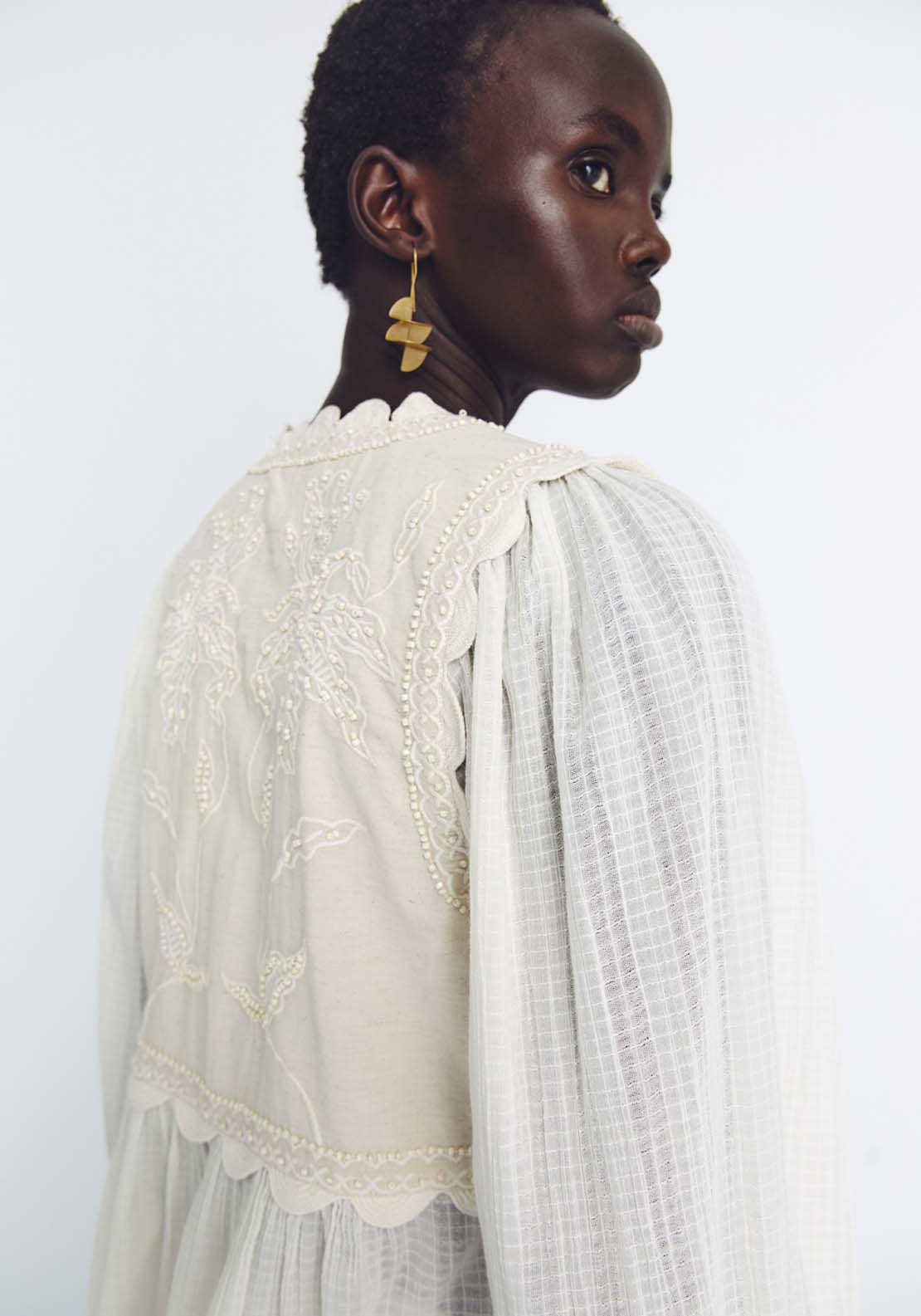 Sfera Matching Blouse And Waistcoat - Off White 2 Shaws Department Stores