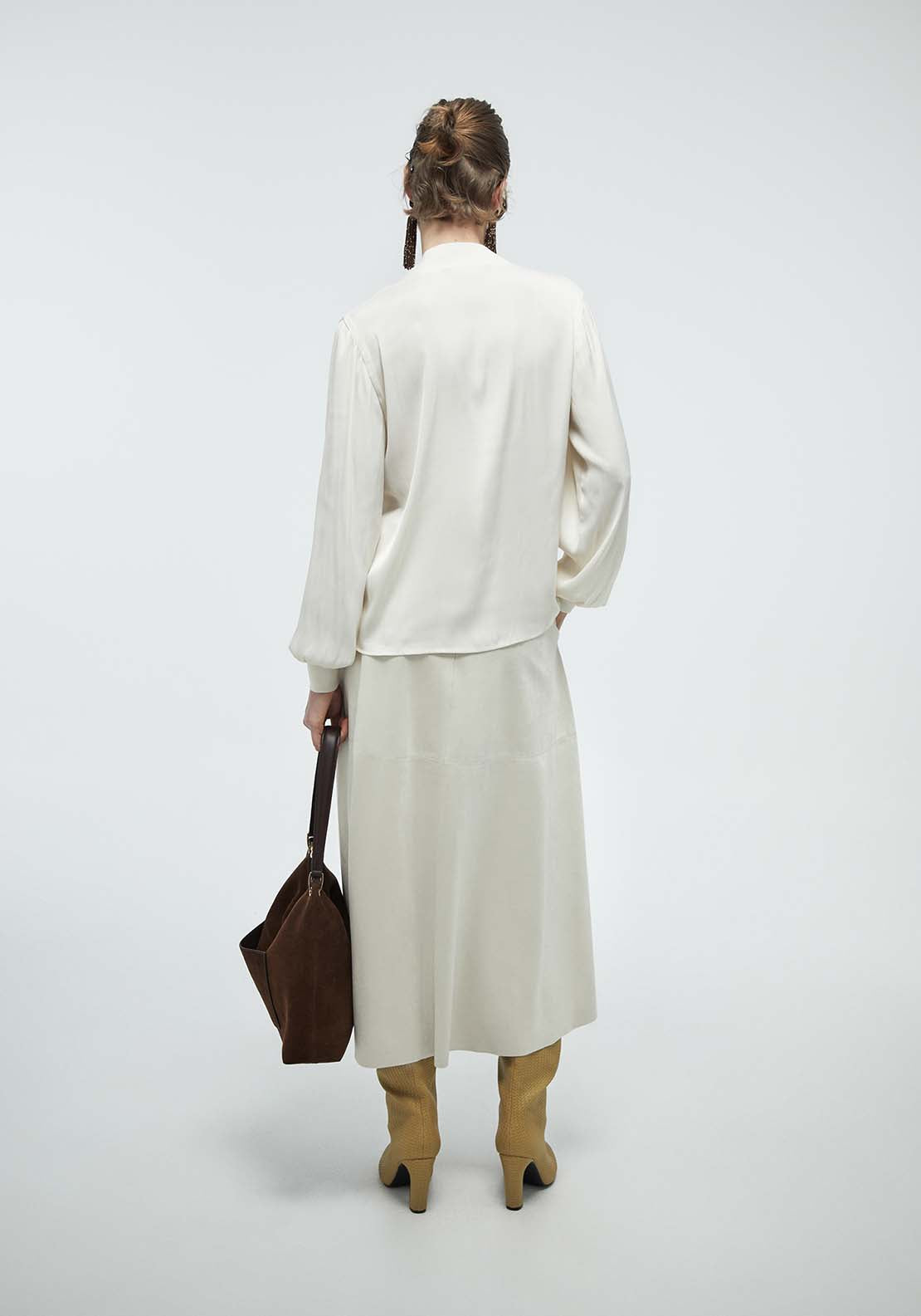 Puff Sleeve Top - Cream
