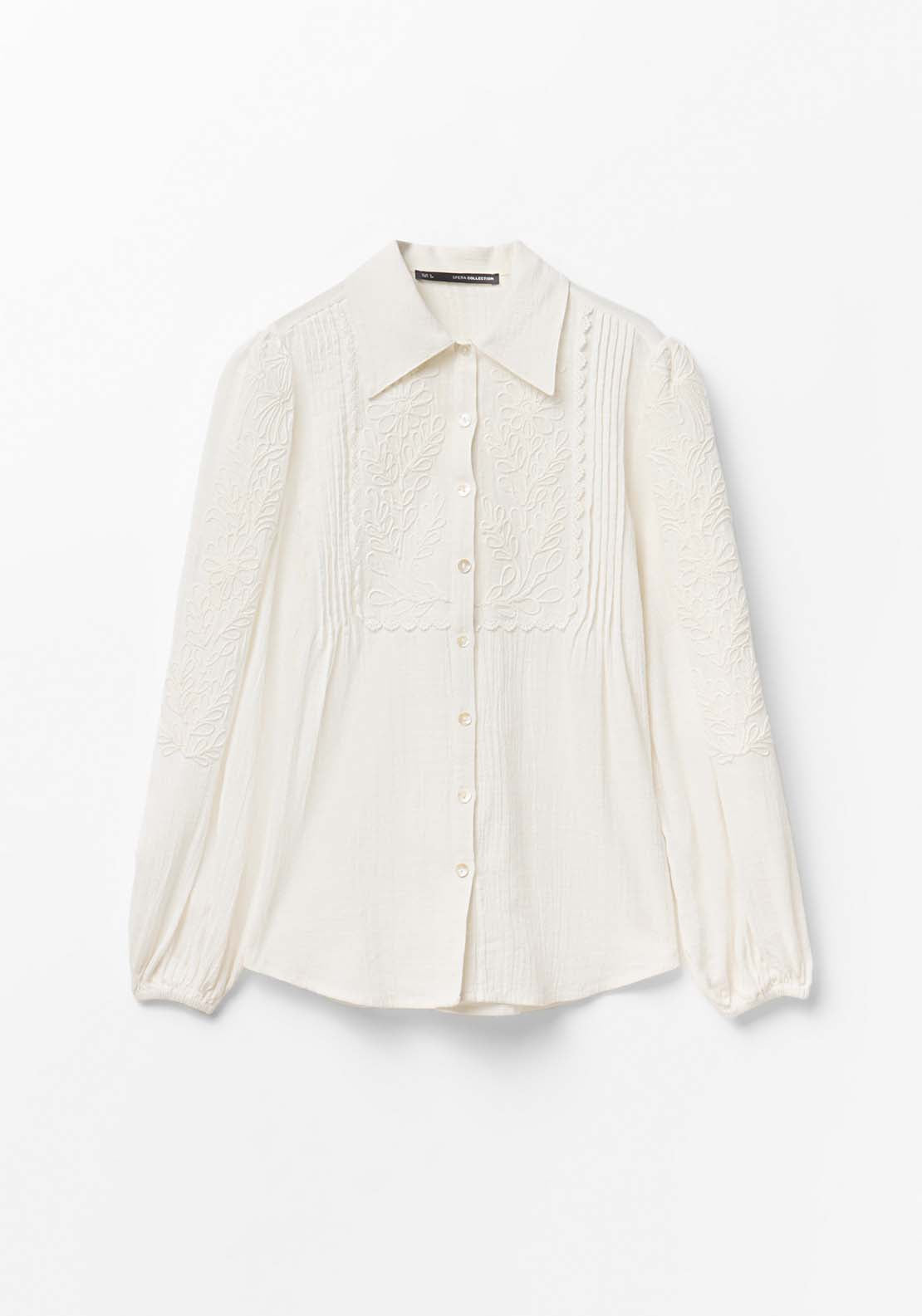 Embroidered Blouse - White