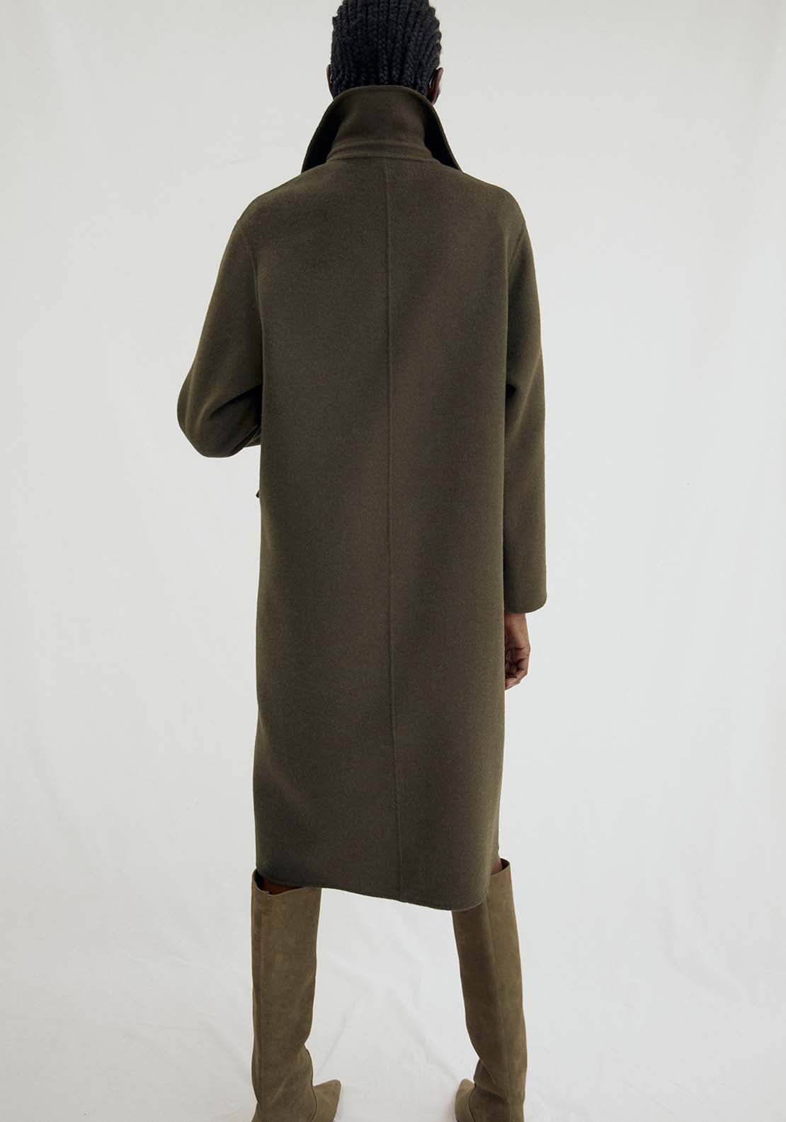 Sfera Khaki Handmade Coat - Khaki 4 Shaws Department Stores