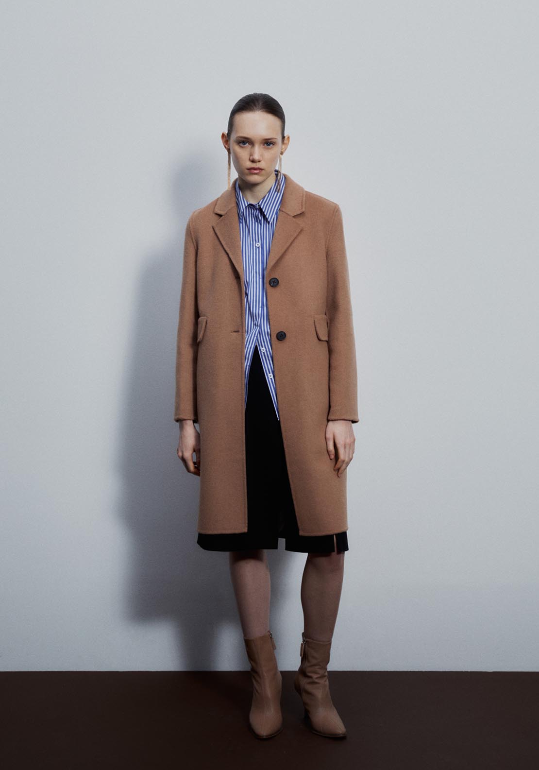 Sfera Short handmade coat - Camel 1 Shaws Department Stores