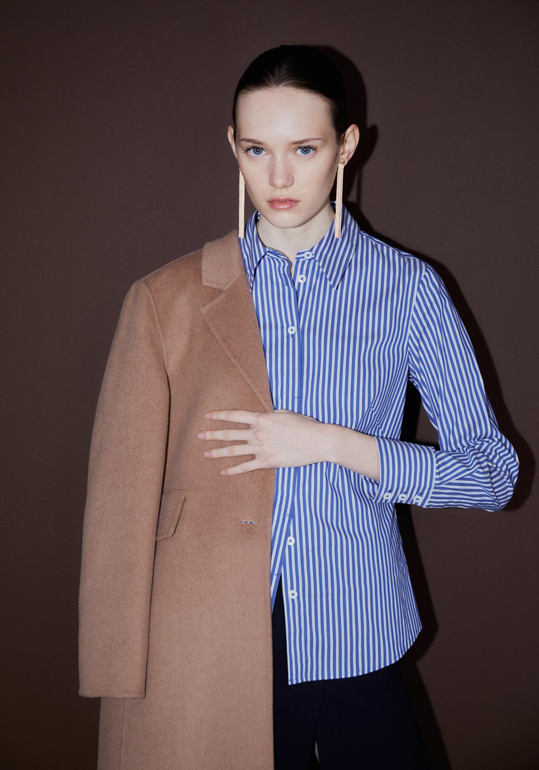 Sfera Short handmade coat - Camel 6 Shaws Department Stores