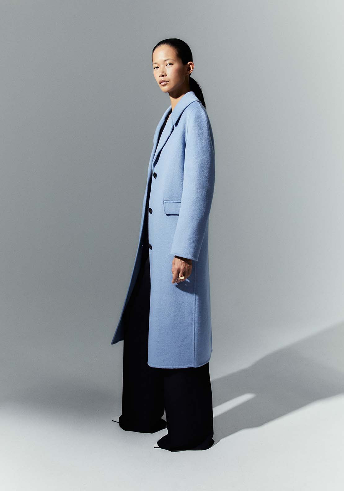 Colourful Handmade Coat - Blue