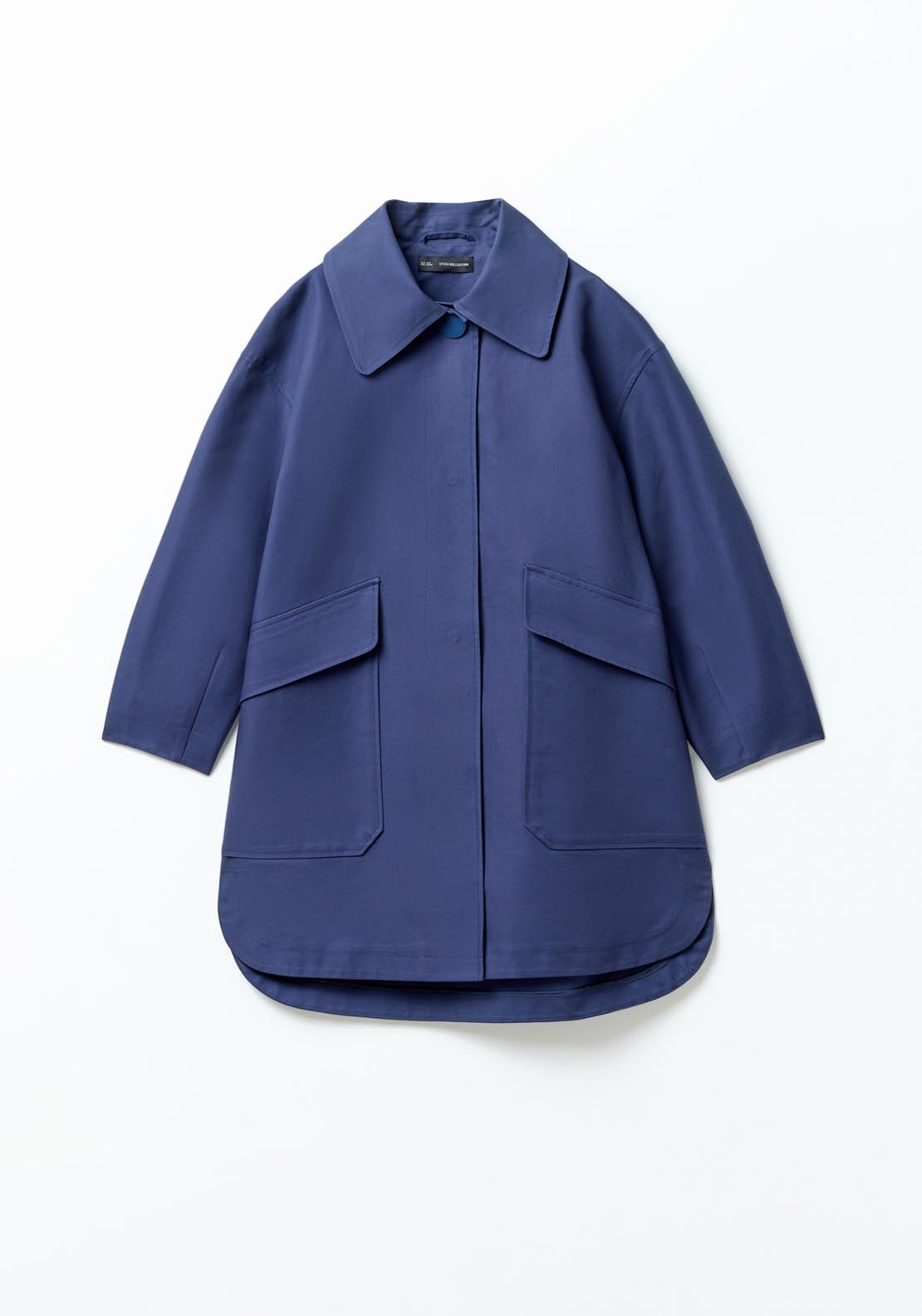Sfera Pockets cotton parka - Blue 8 Shaws Department Stores