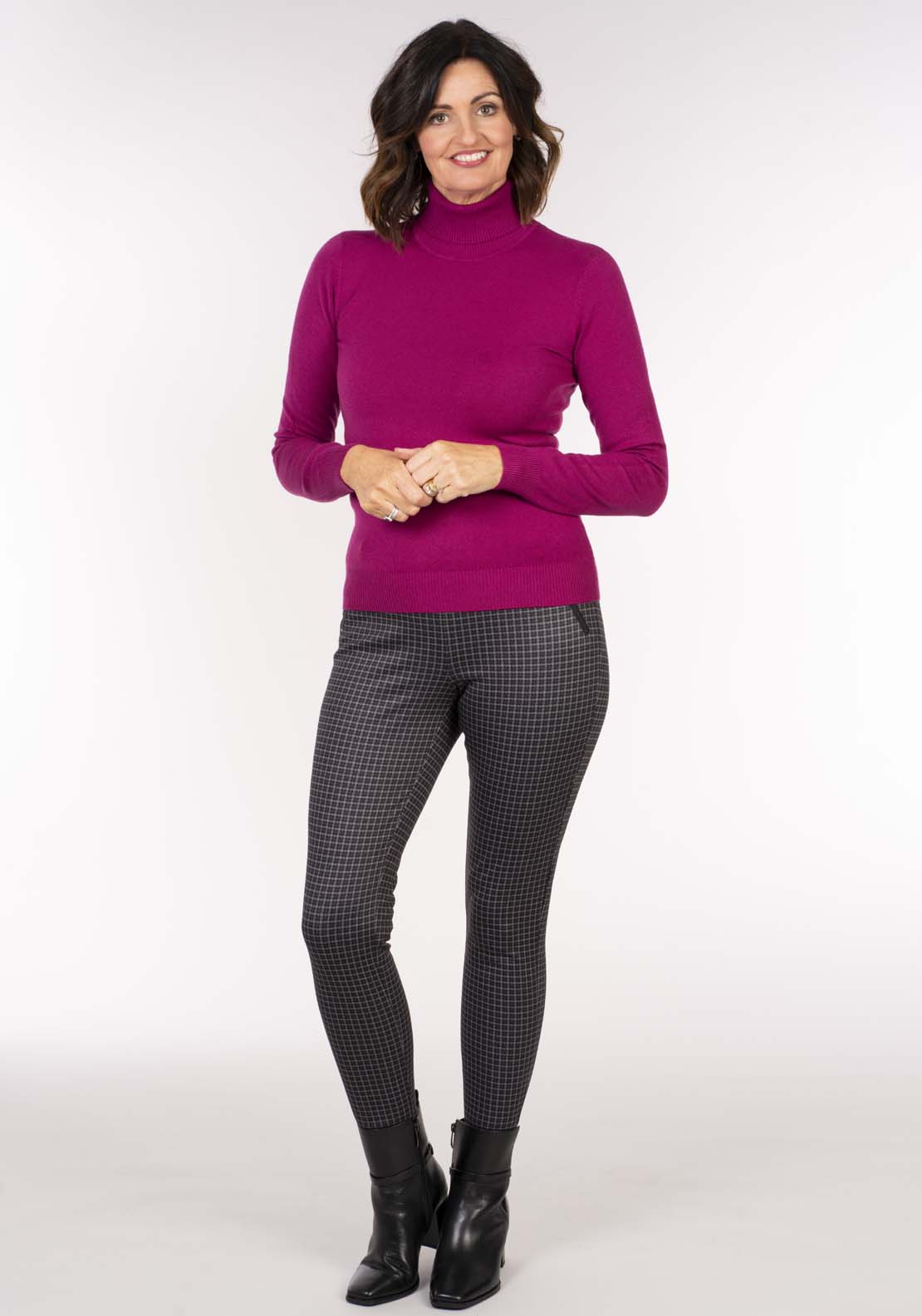 Tea Lane Perkins Neck Sweater - Red 4 Shaws Department Stores