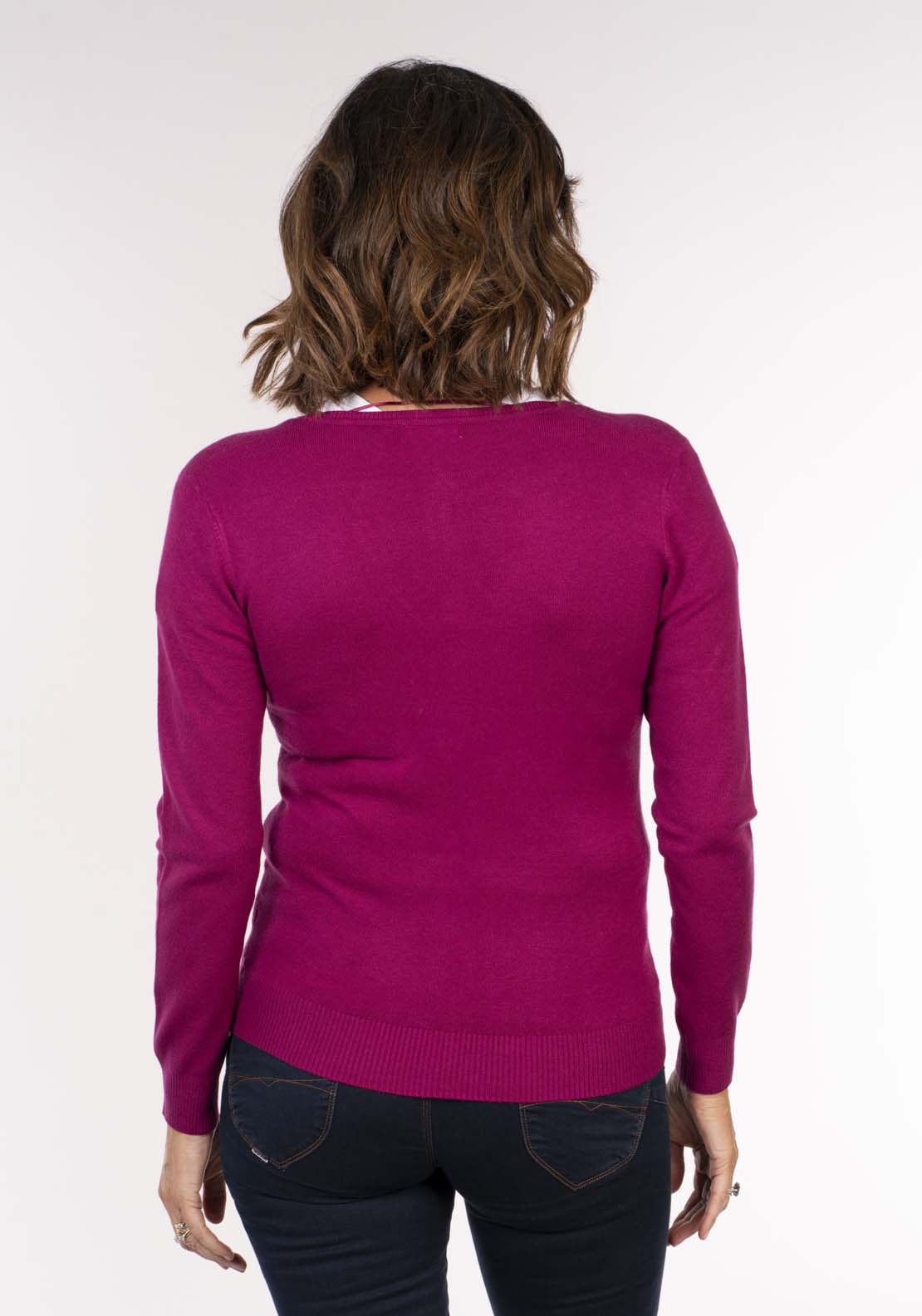 Tea Lane Basic Cardigan - Red 5 Shaws Department Stores