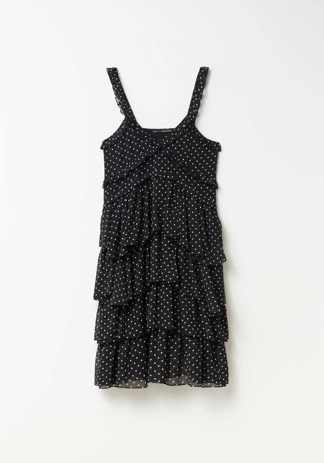 Sfera Ruffle Sleeveless Dress 5 Shaws Department Stores
